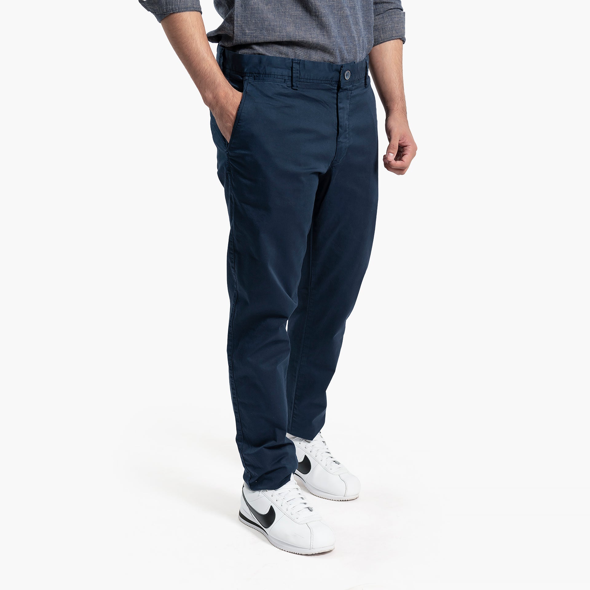 Men's Navy Trousers By WECRE8