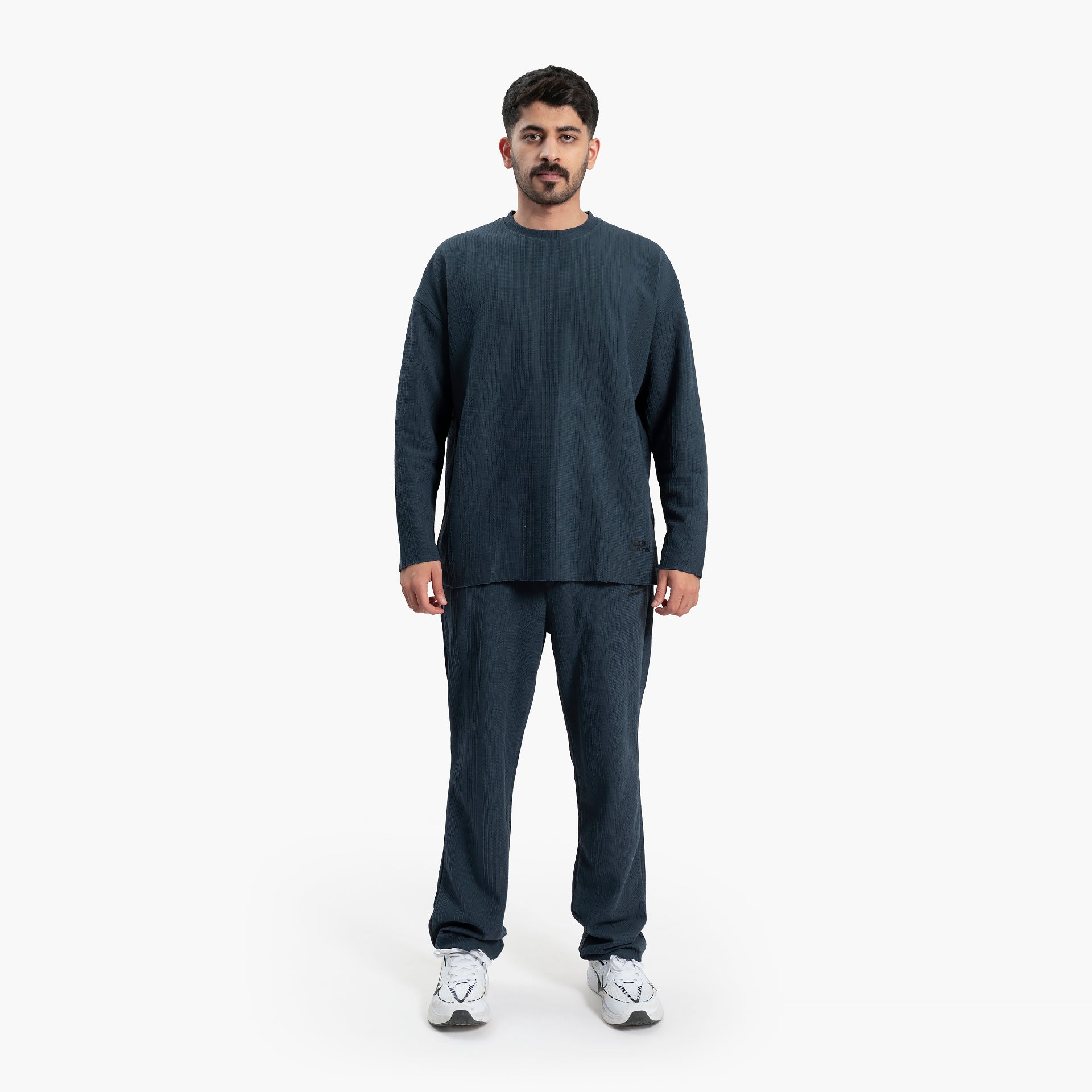 Men Navy Sweater and Pants Set By WECRE8