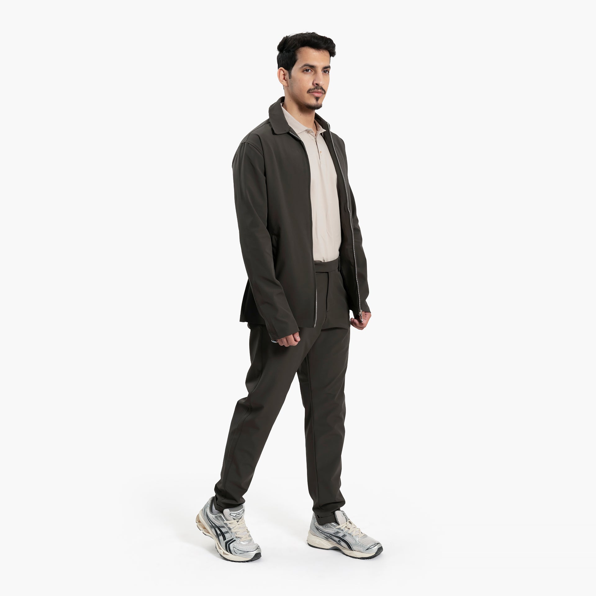 Men Dark Gray Jacket and Pants Set By WECRE8