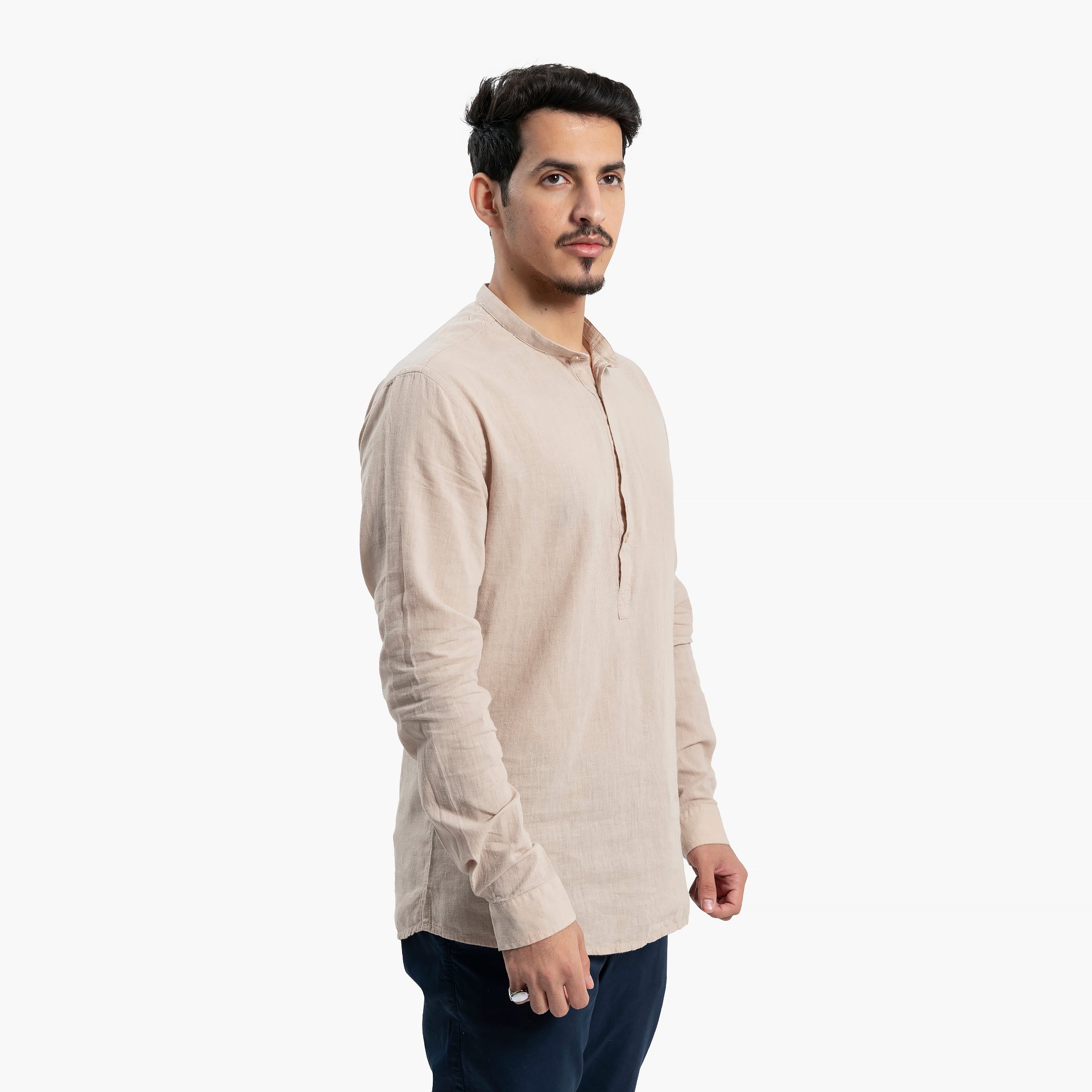 Men Beige Shirt By WECRE8