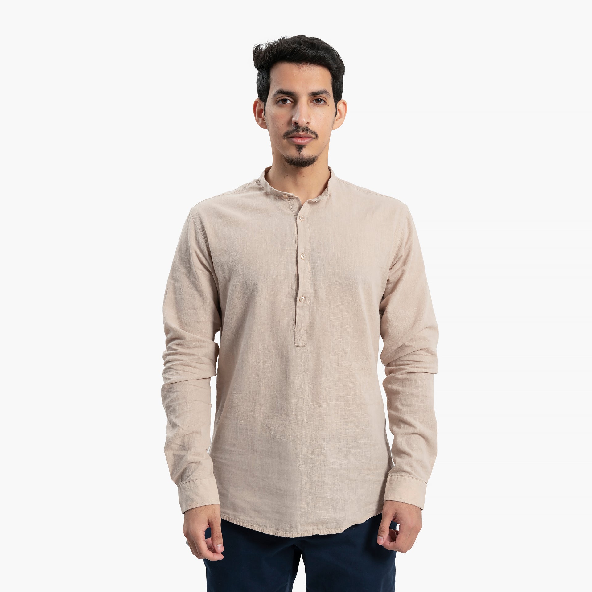 Men Beige Shirt By WECRE8