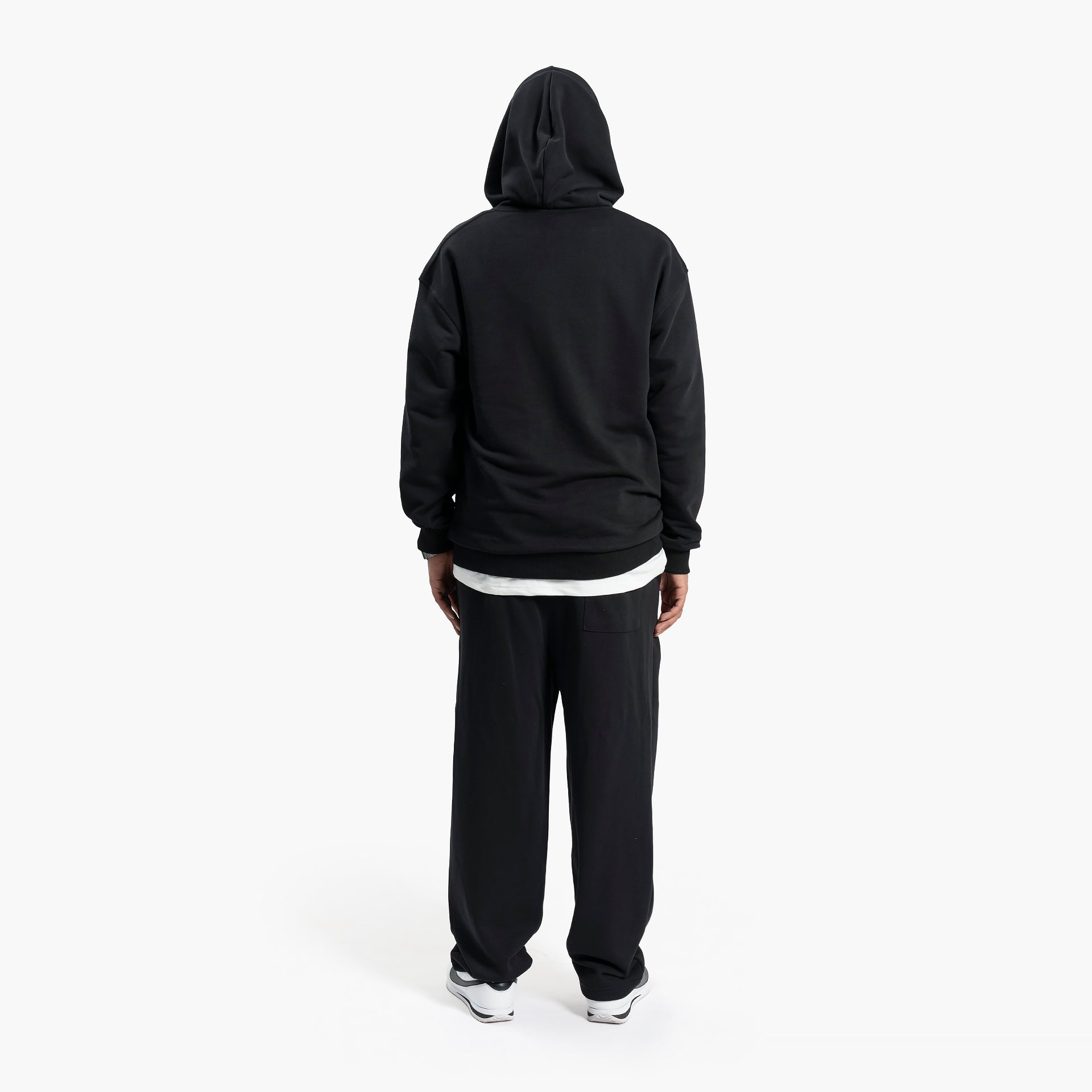 Men's Black Hoodie and Pants Set By WECRE8