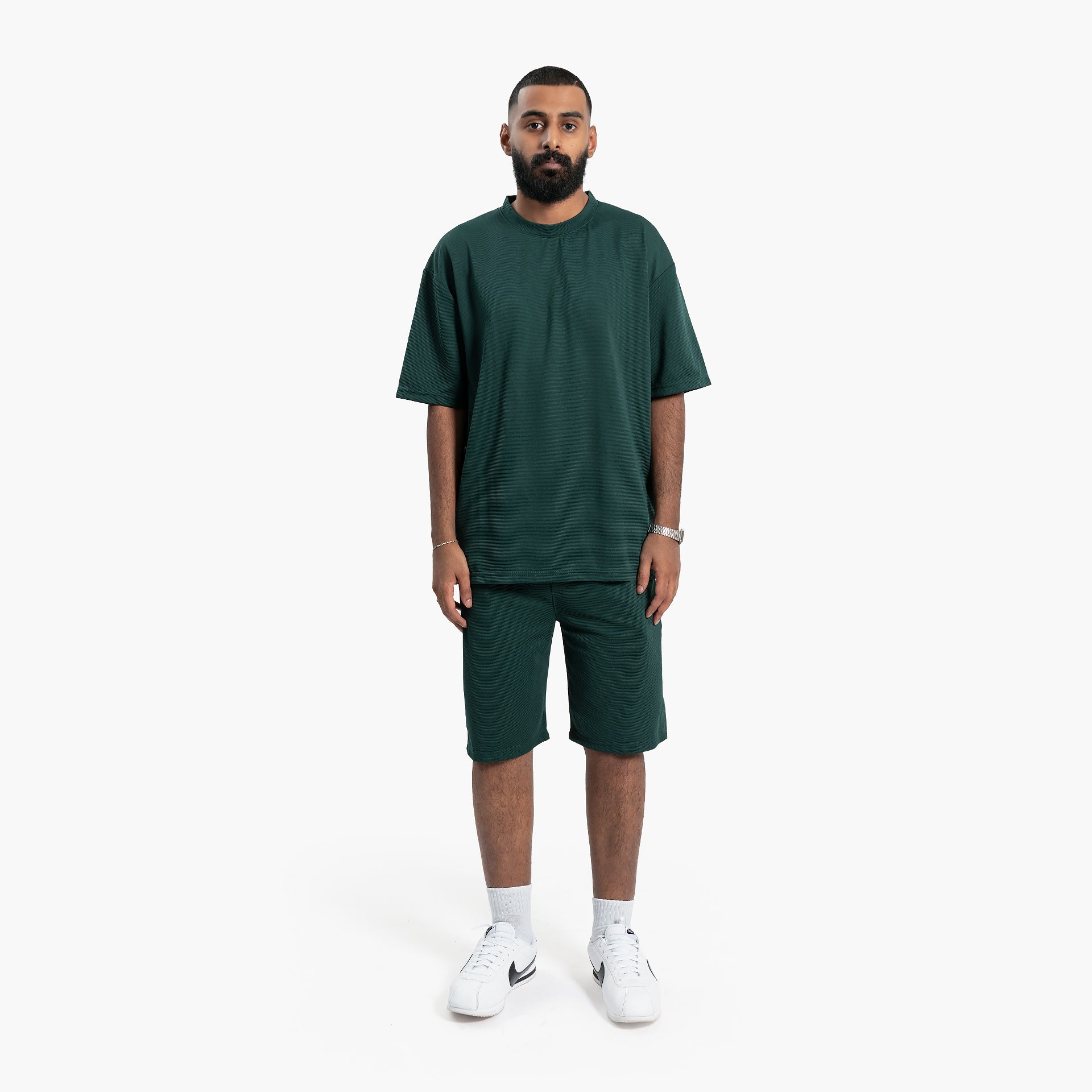 Men's Green T-Shirt and Shorts Set By WECRE8