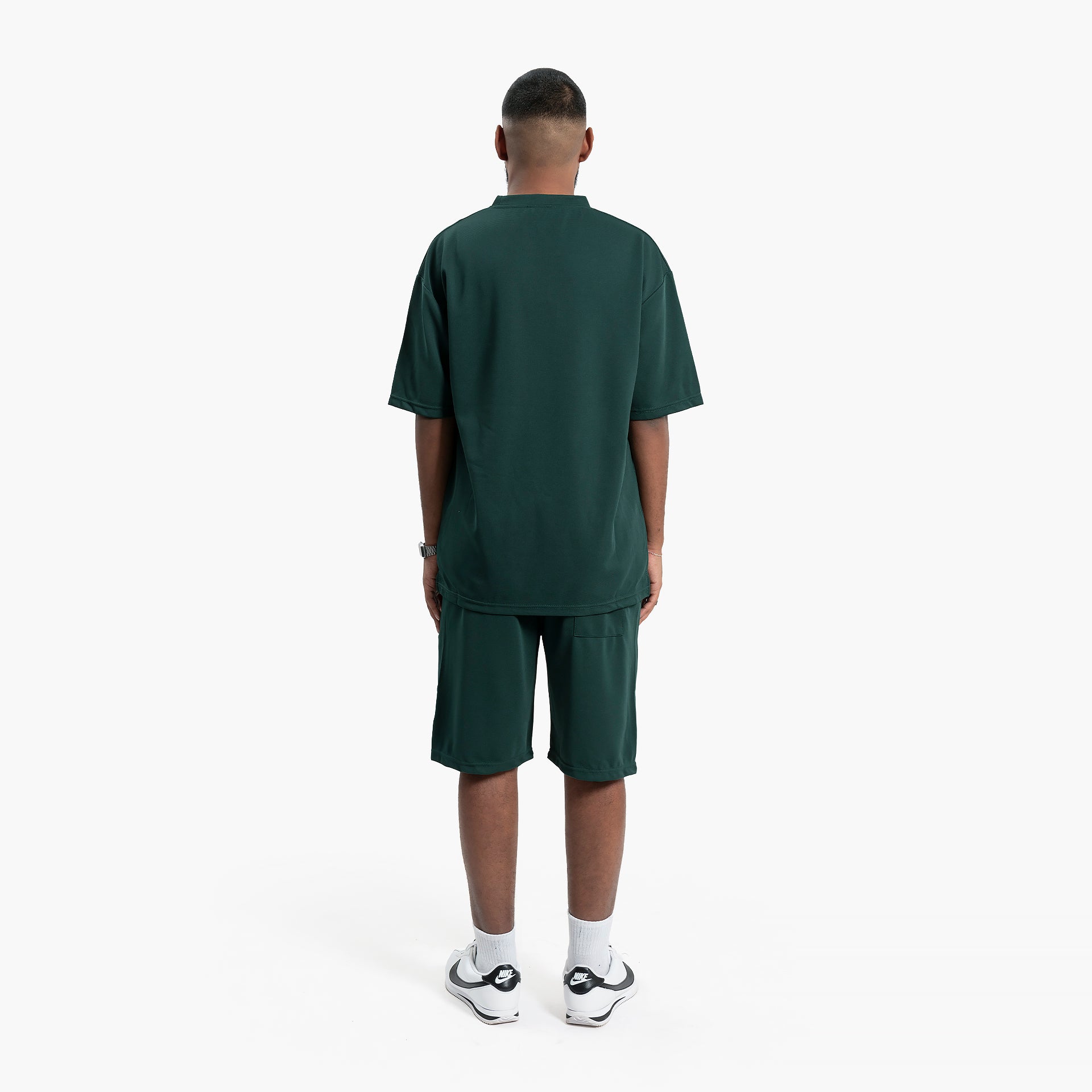 Men's Green T-Shirt and Shorts Set By WECRE8