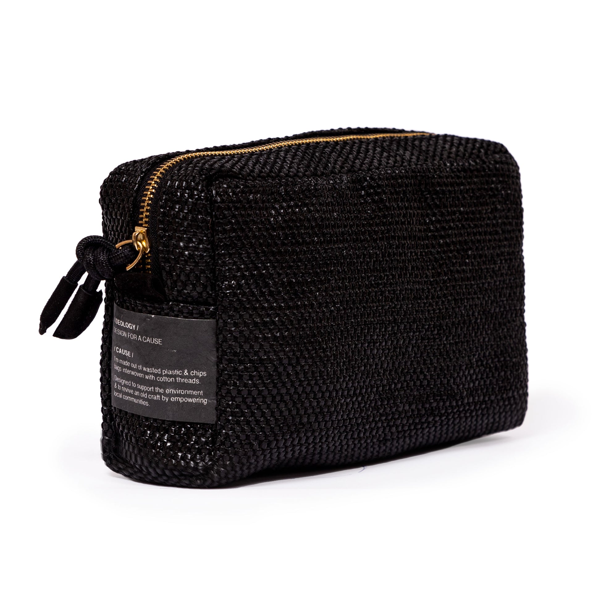 Black Ghoroub Makeup Case by Reform Studio