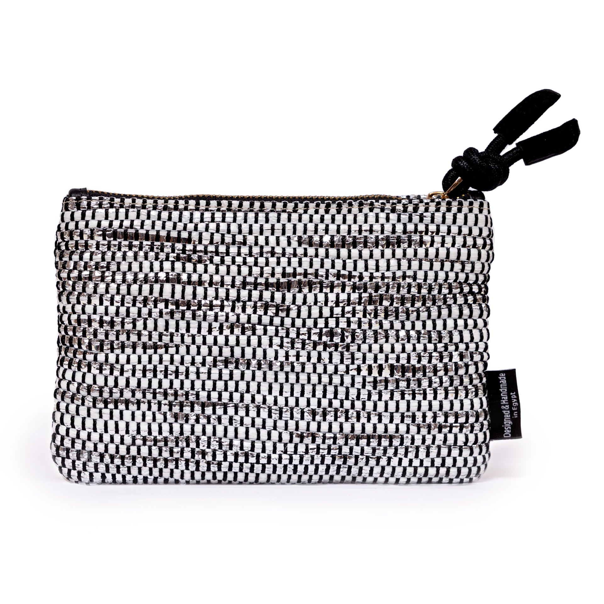 Silver White Ghoroub Pouch by Reform Studio