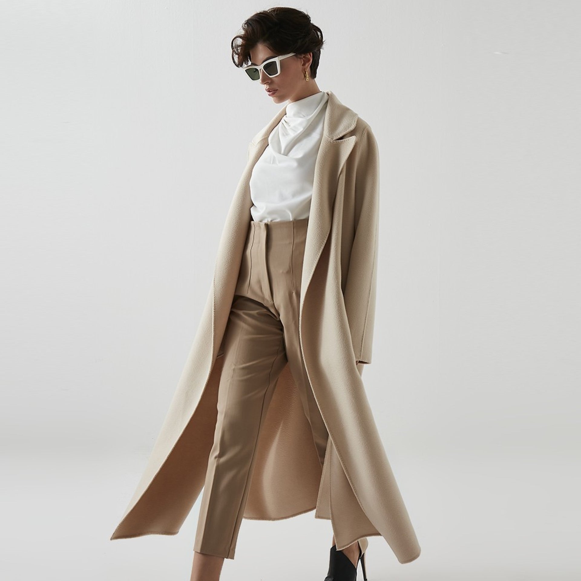 Off-white The Mara Cashmere Coat by Registered