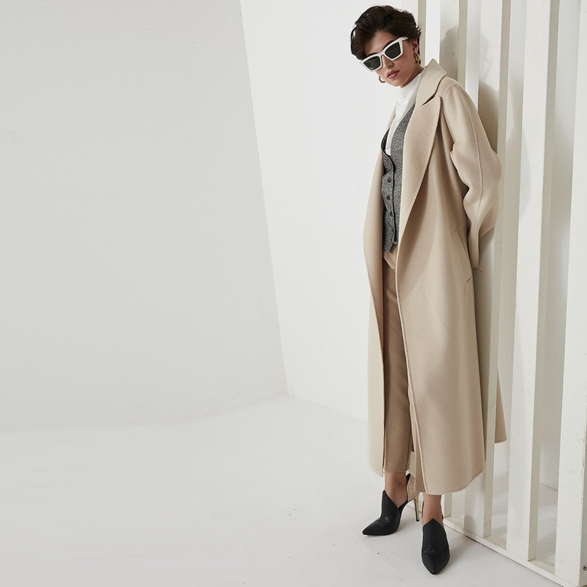 Off-white The Mara Cashmere Coat by Registered