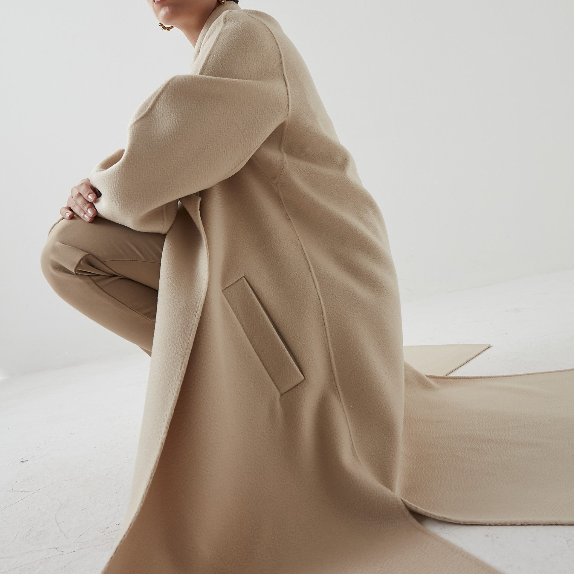 Off-white The Mara Cashmere Coat by Registered