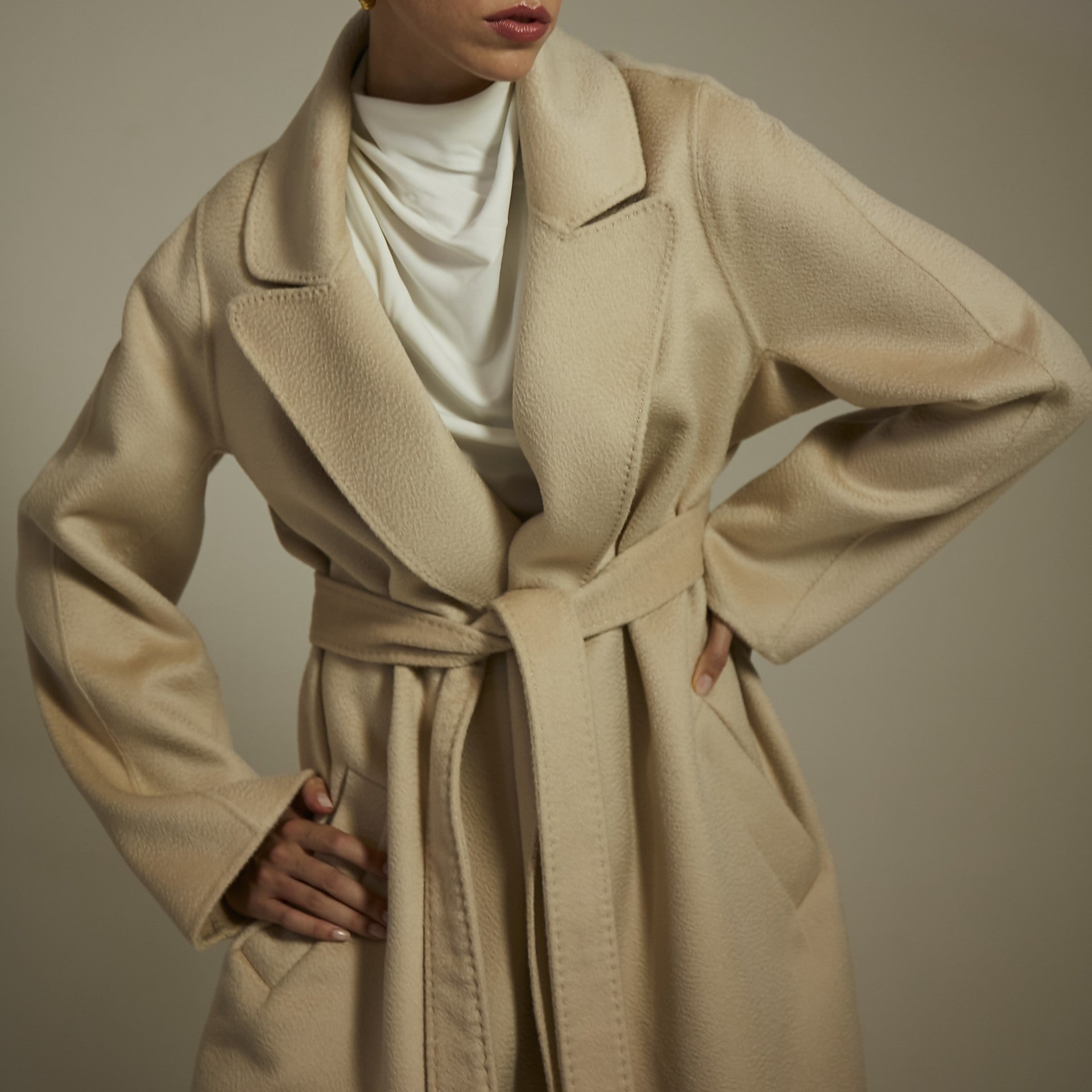 Off-white The Mara Cashmere Coat by Registered