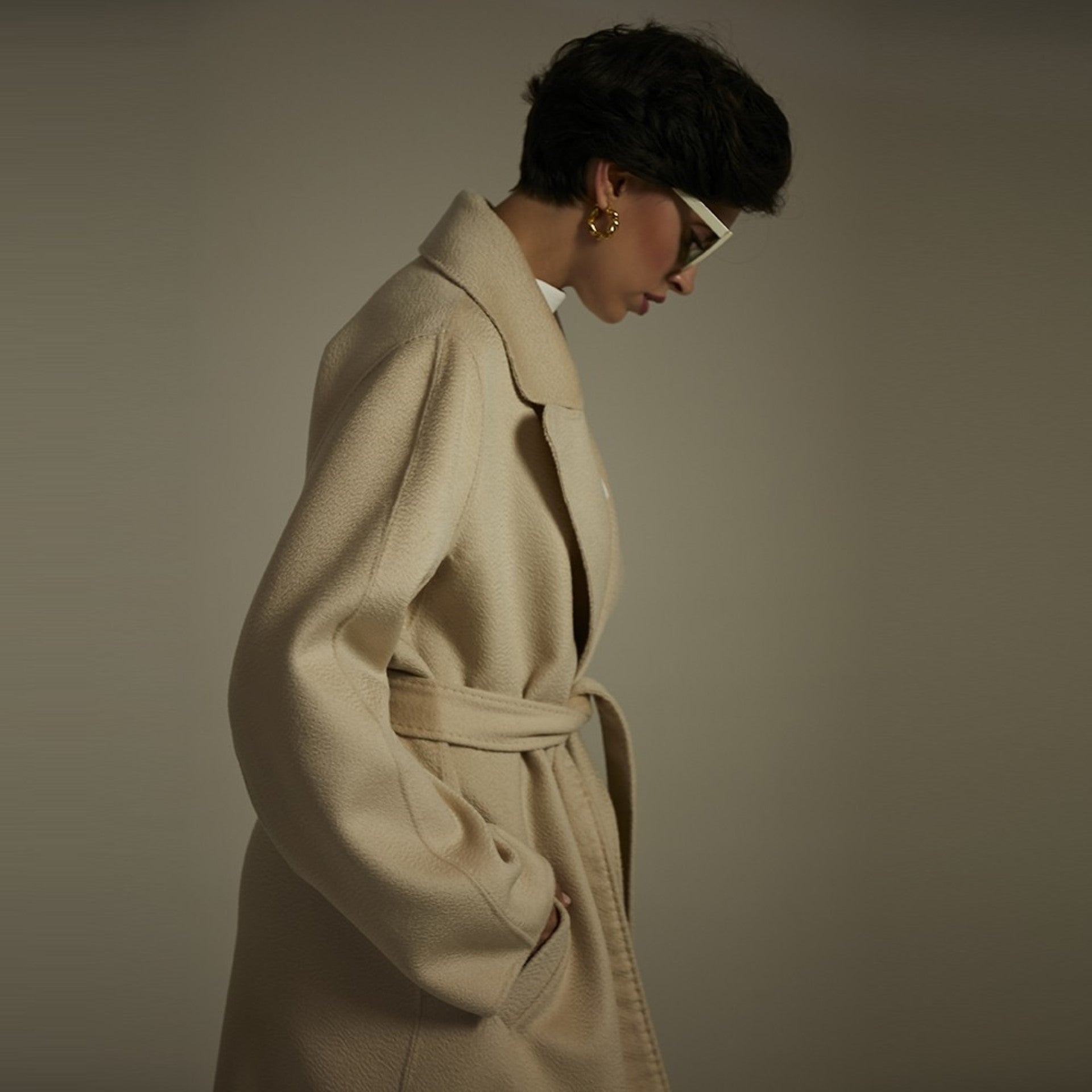 Off-white The Mara Cashmere Coat by Registered