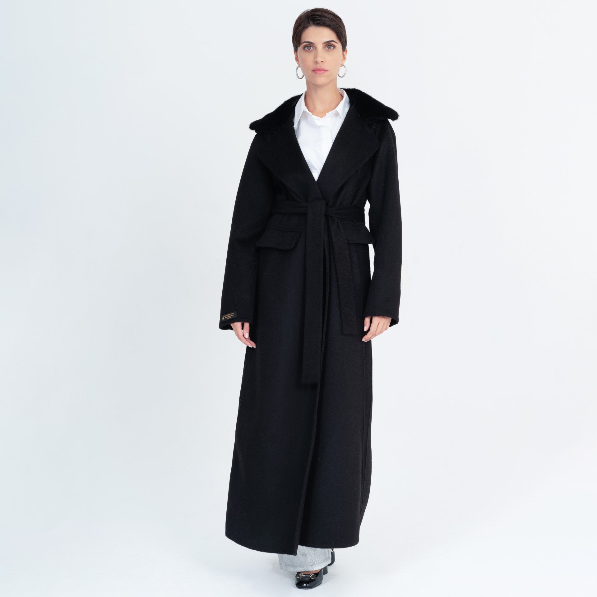 Black Splendor Mink Fur Coat by Registered