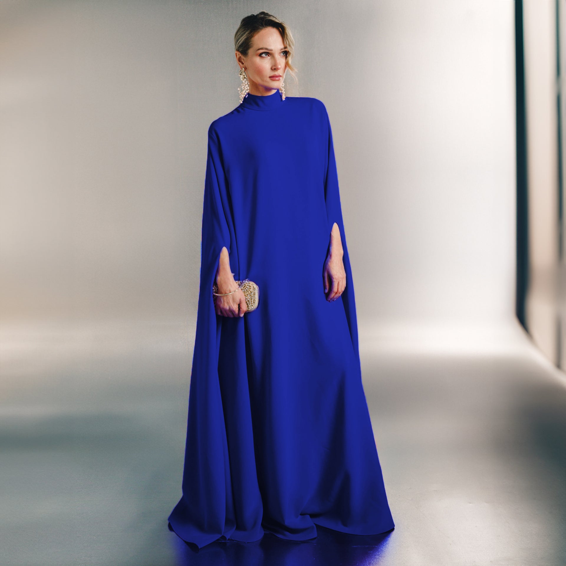 Royal Blue Solana Maxi Dress by Moonmains