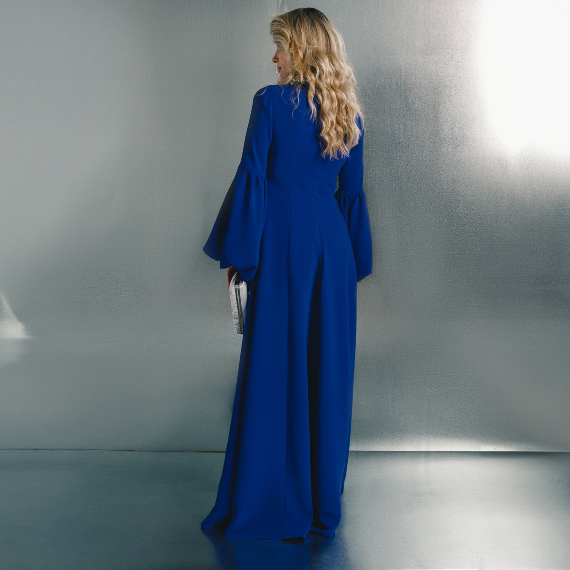 Royal Blue Faya Dress by Moonmains