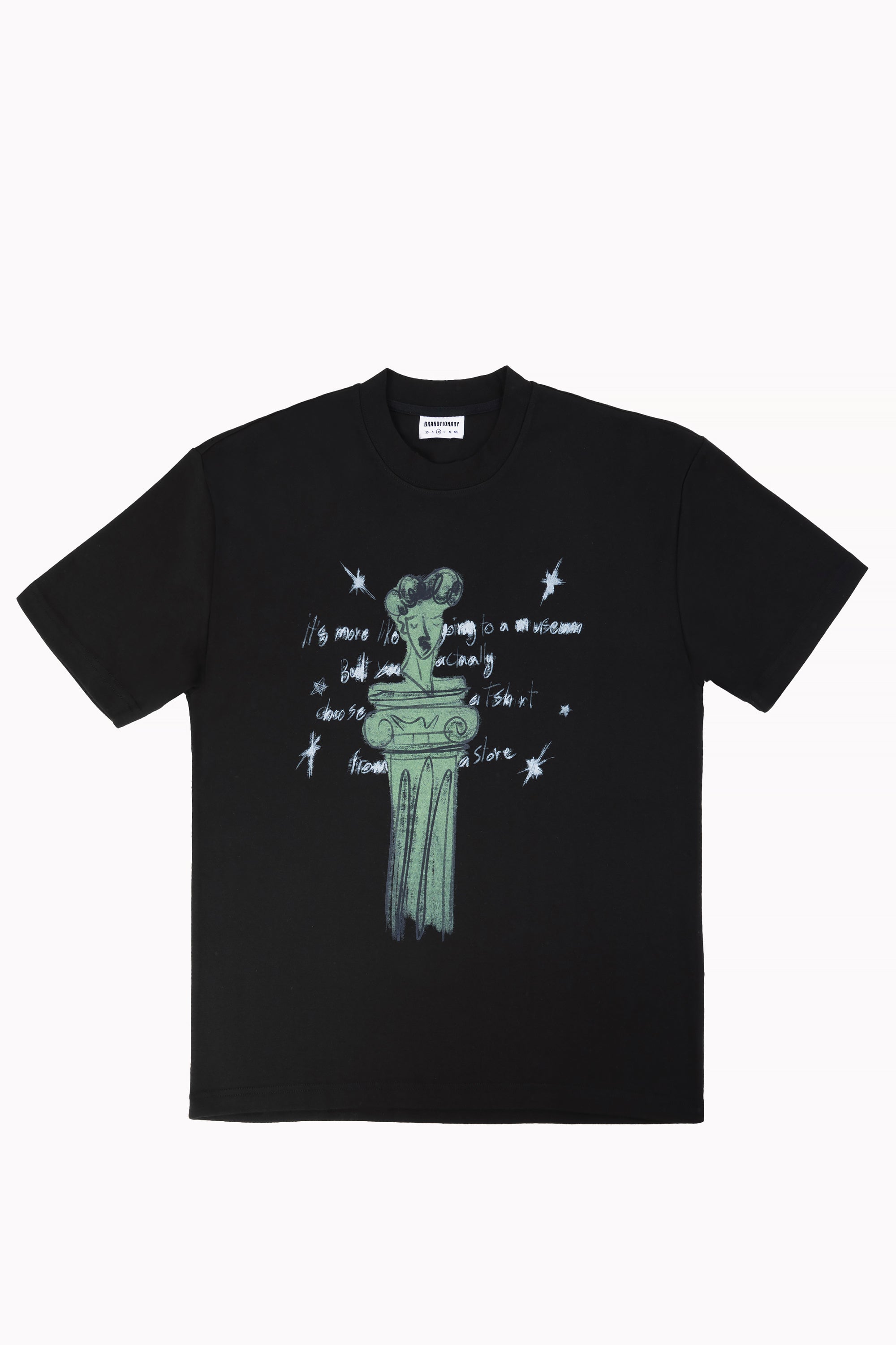 Black Unisex Status T-shirt by Brandtionary