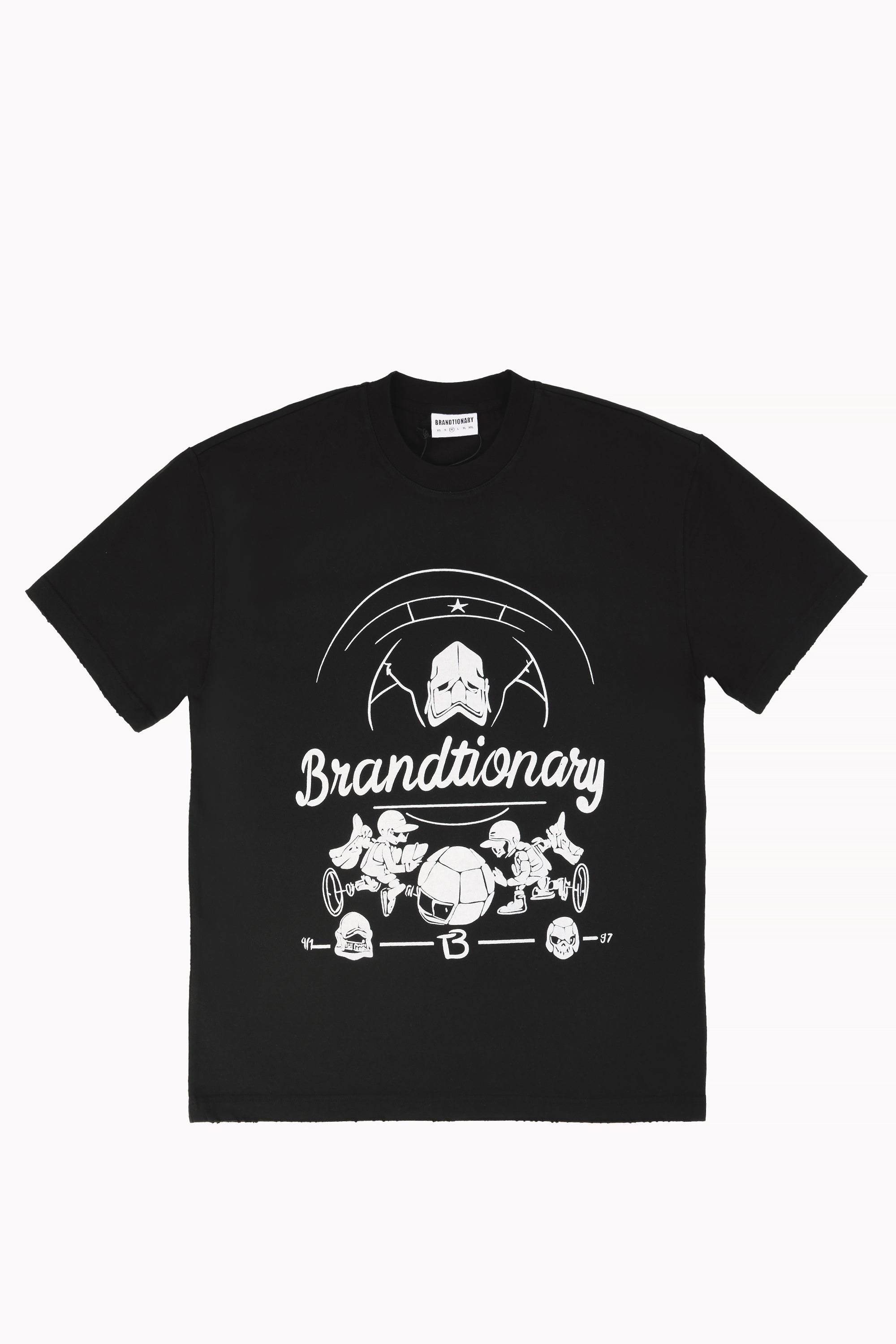 Black Unisex Squad T-shirt by Brandtionary
