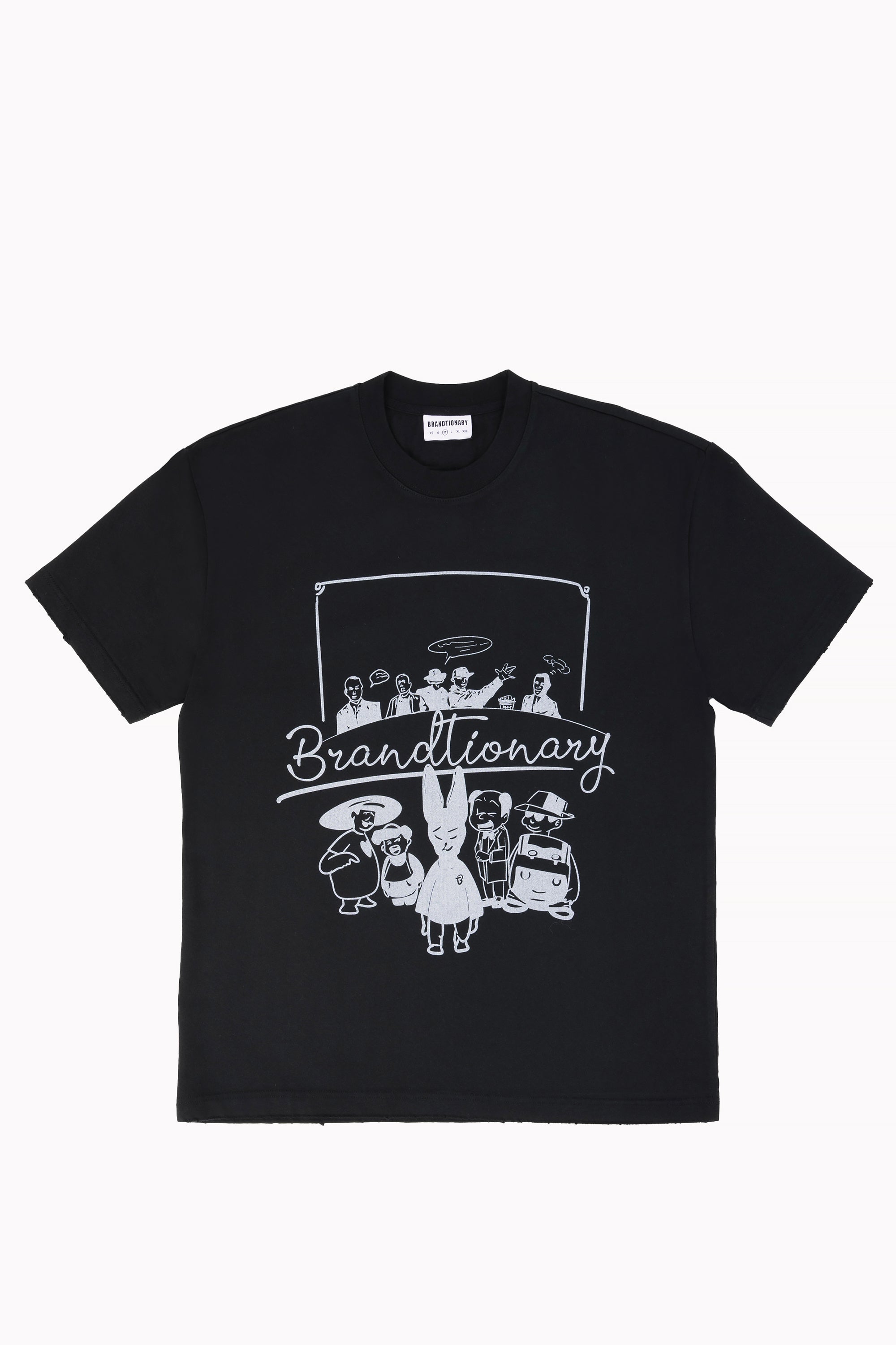 Black Unisex The Plan T-shirt by Brandtionary