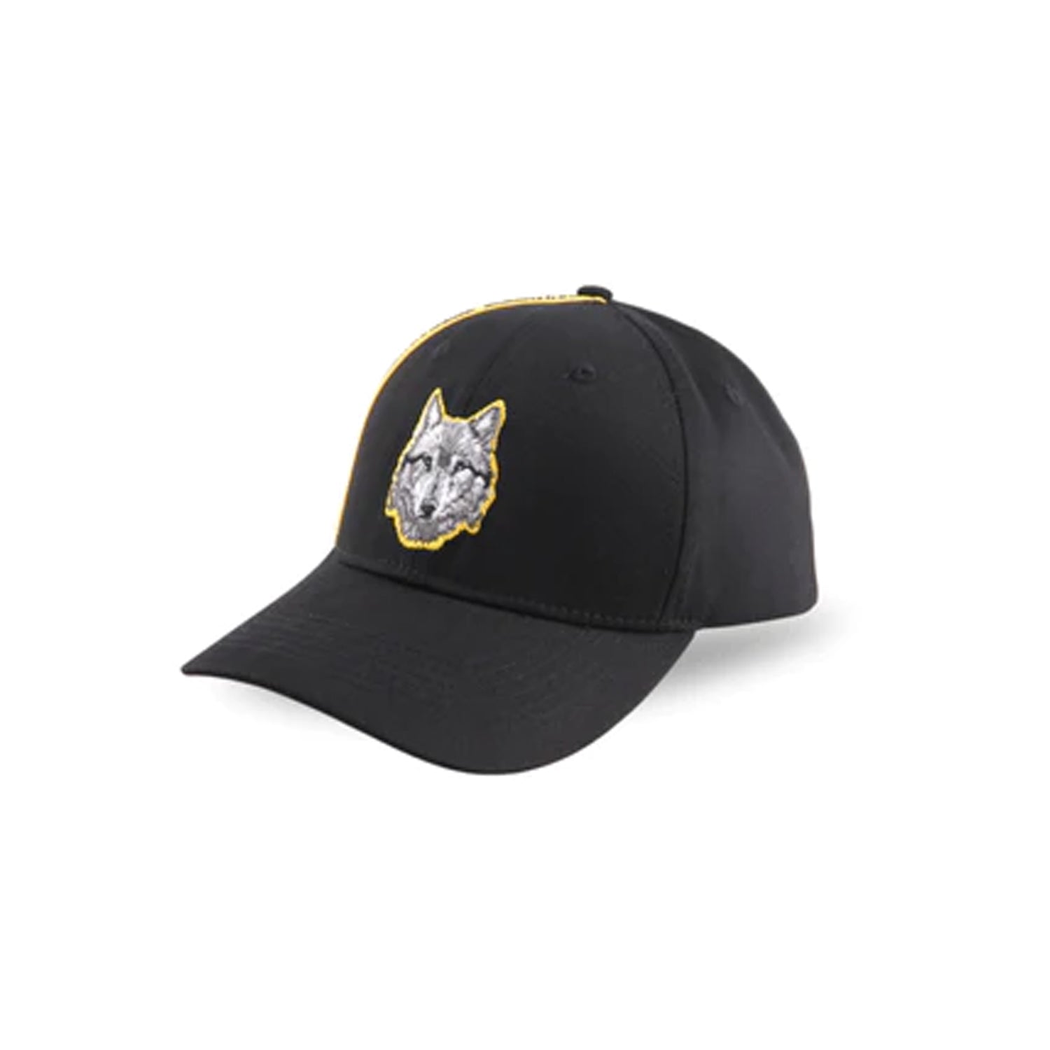 قبعة بيسبول سوداء وولف صفراء من هاوس أوف سينمار