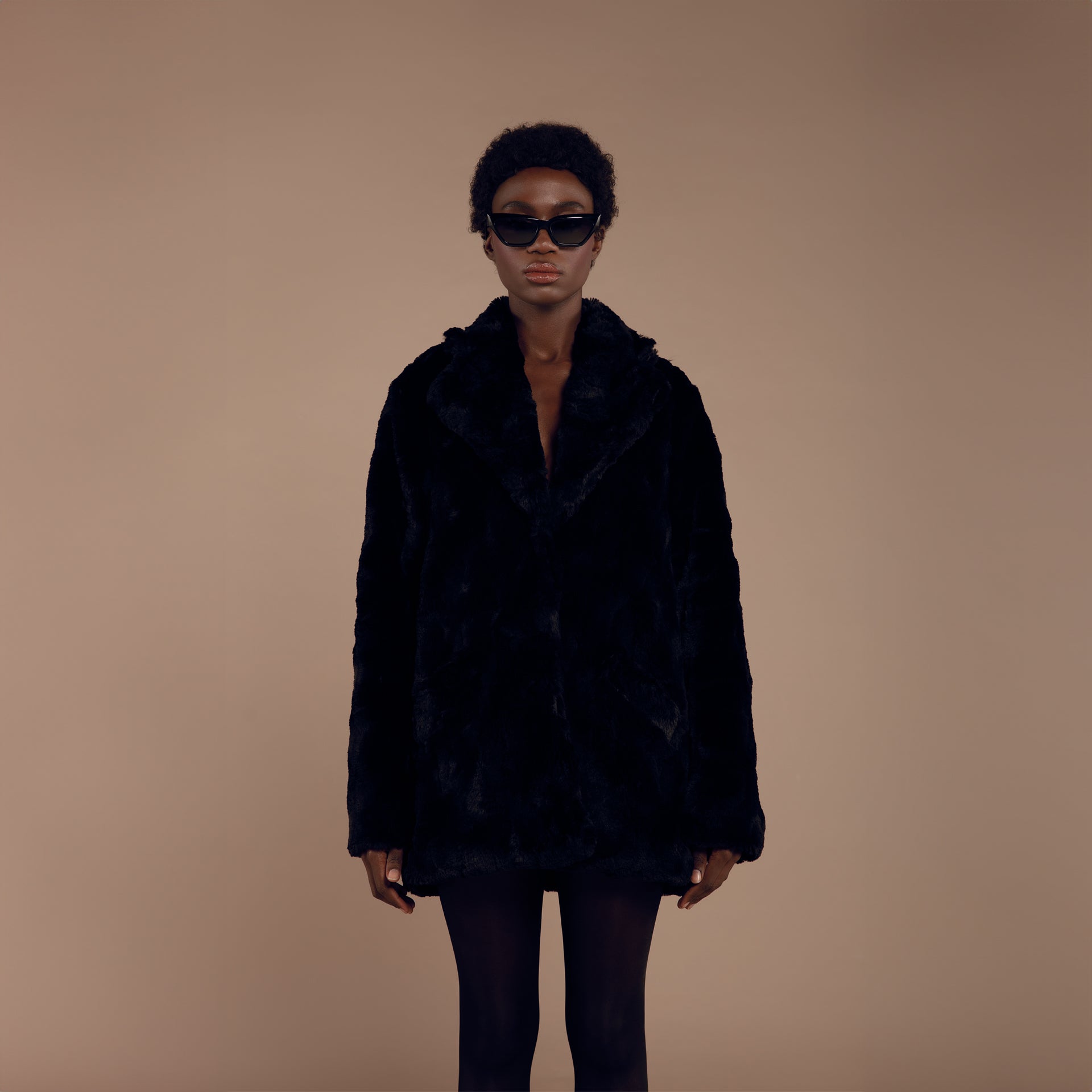 Refined Short Fur Jacket by Lili Blanc