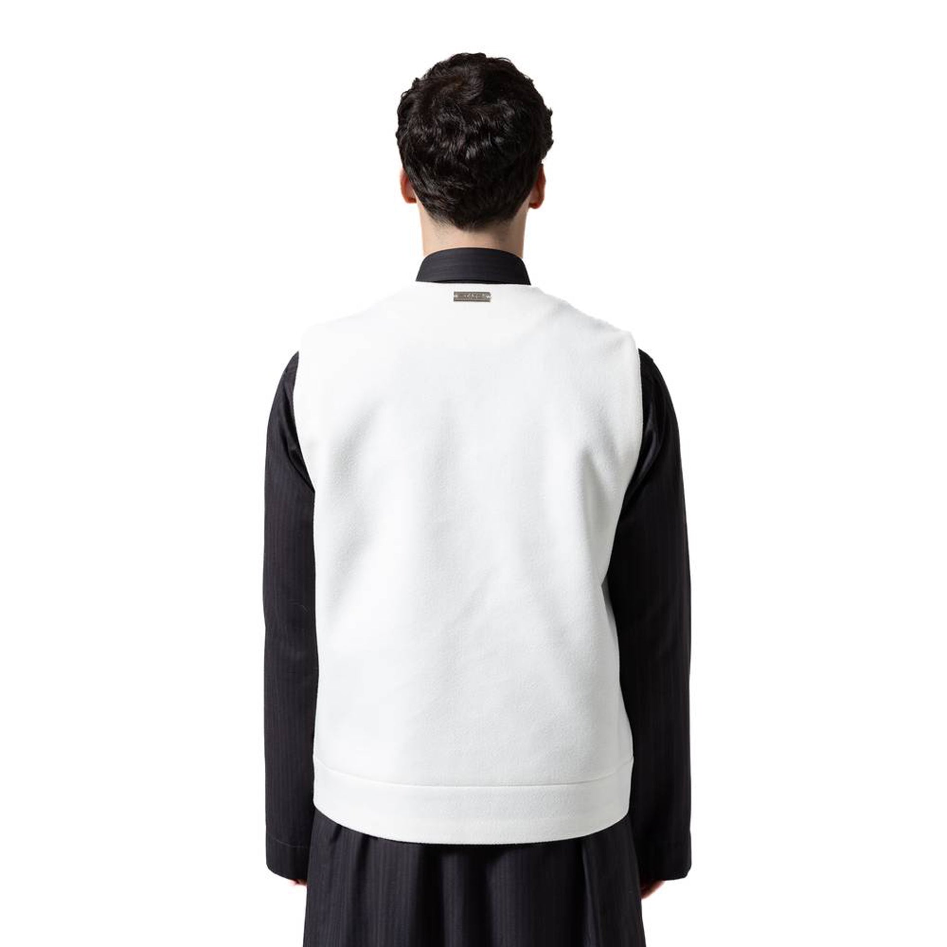 White V-Line Vest From Hajruss