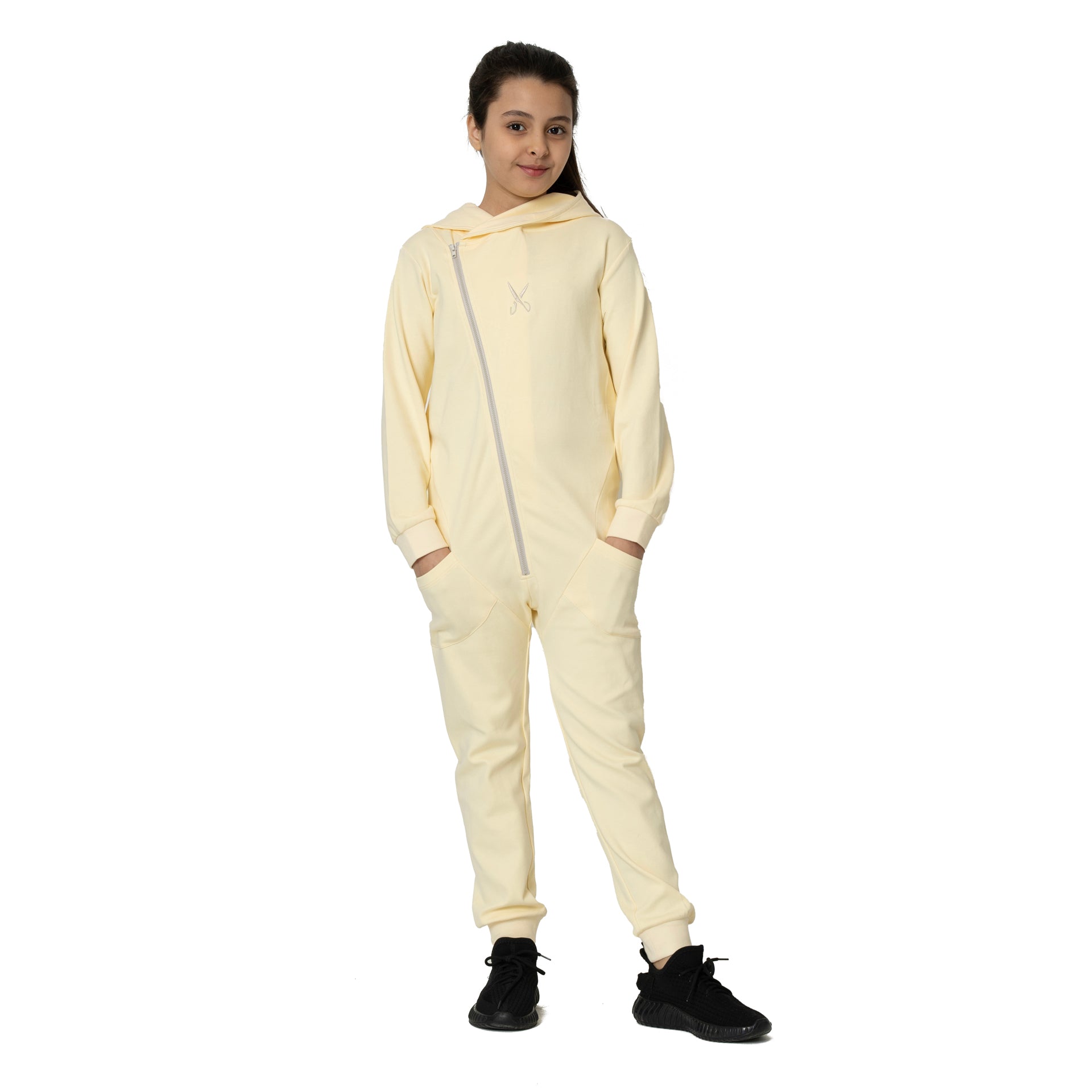 Yellow Child Jumpsuit From Weaver Design
