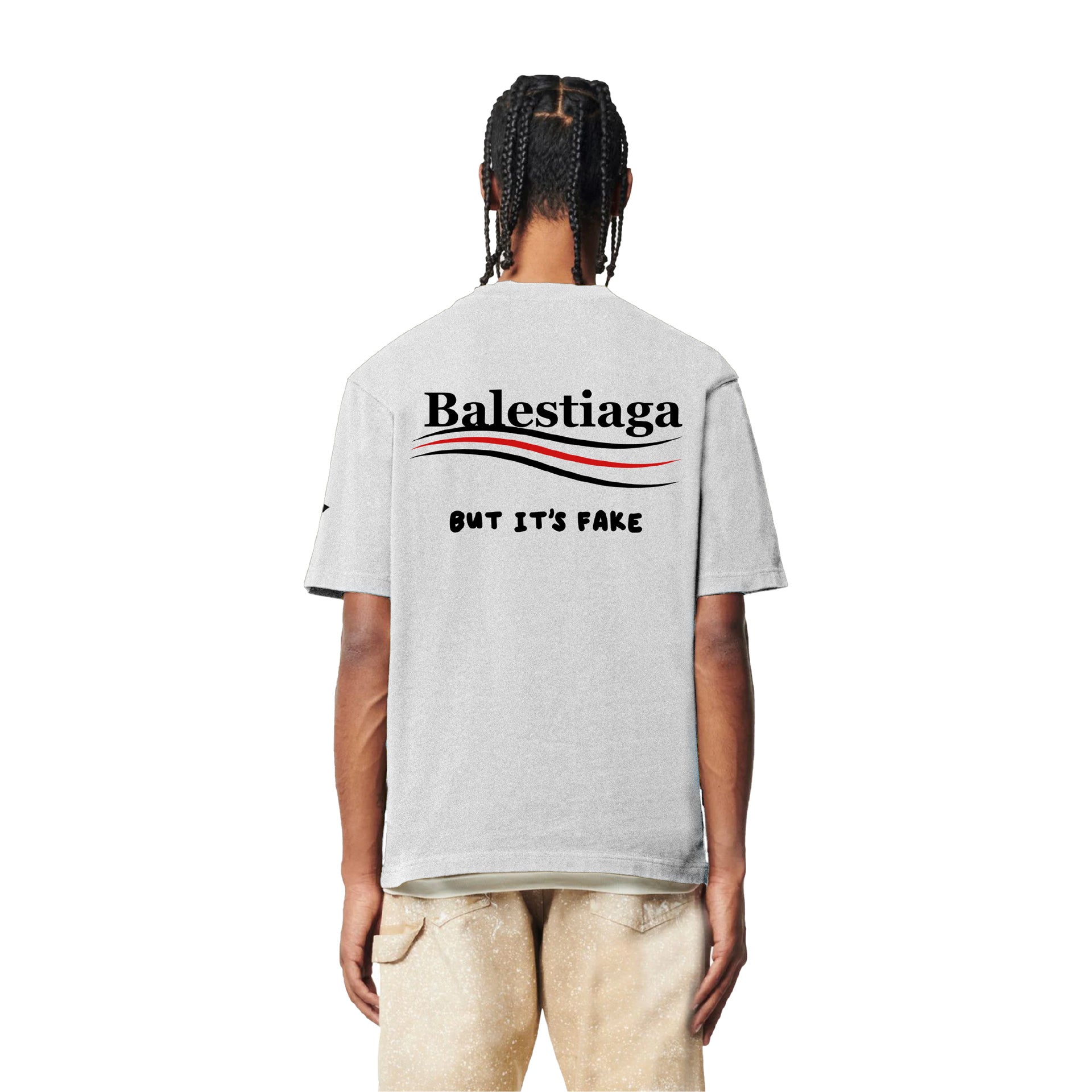 Gray Balestiaga T-shirt From I'm West