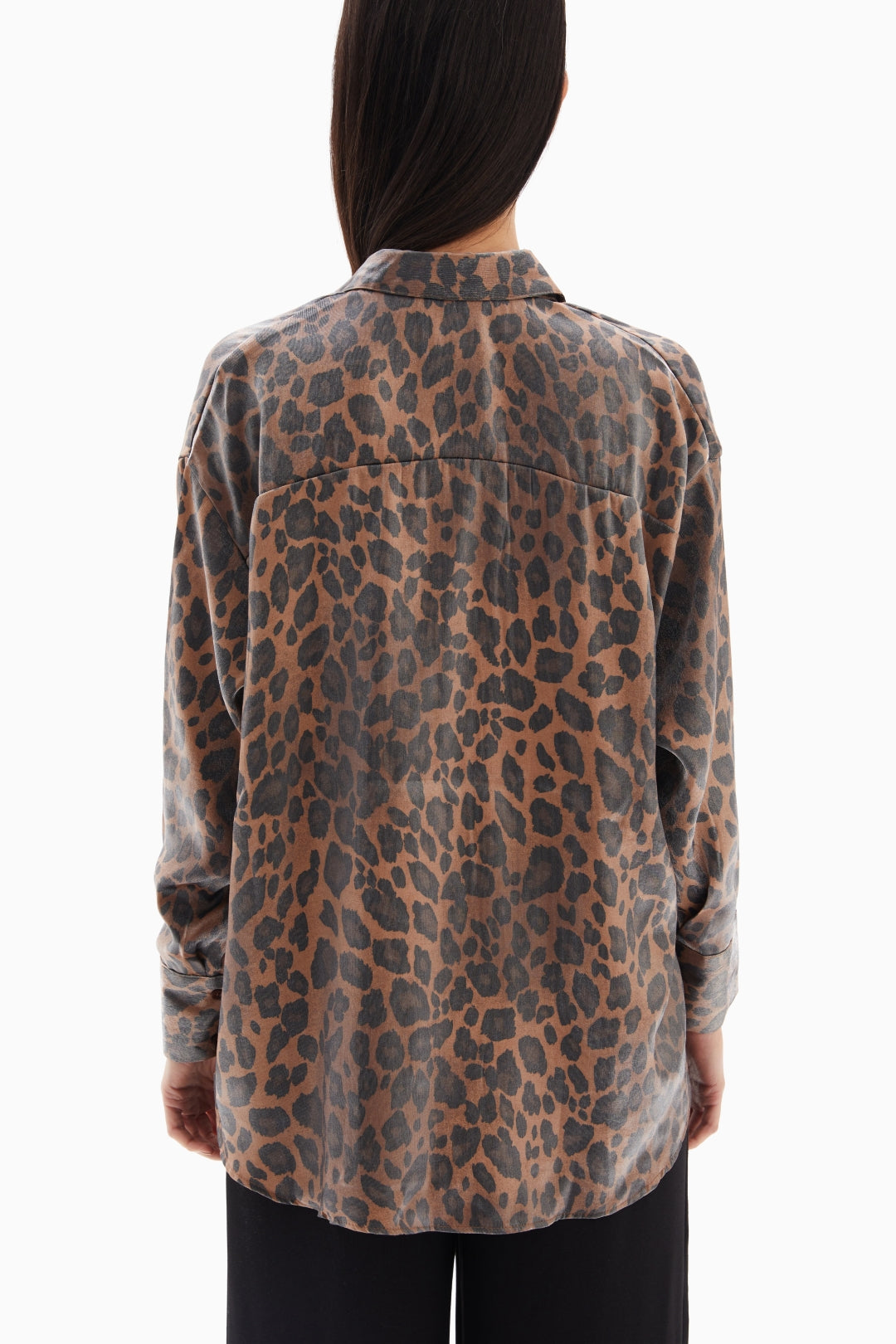 Brown Leopard Print Blouse By WECRE8