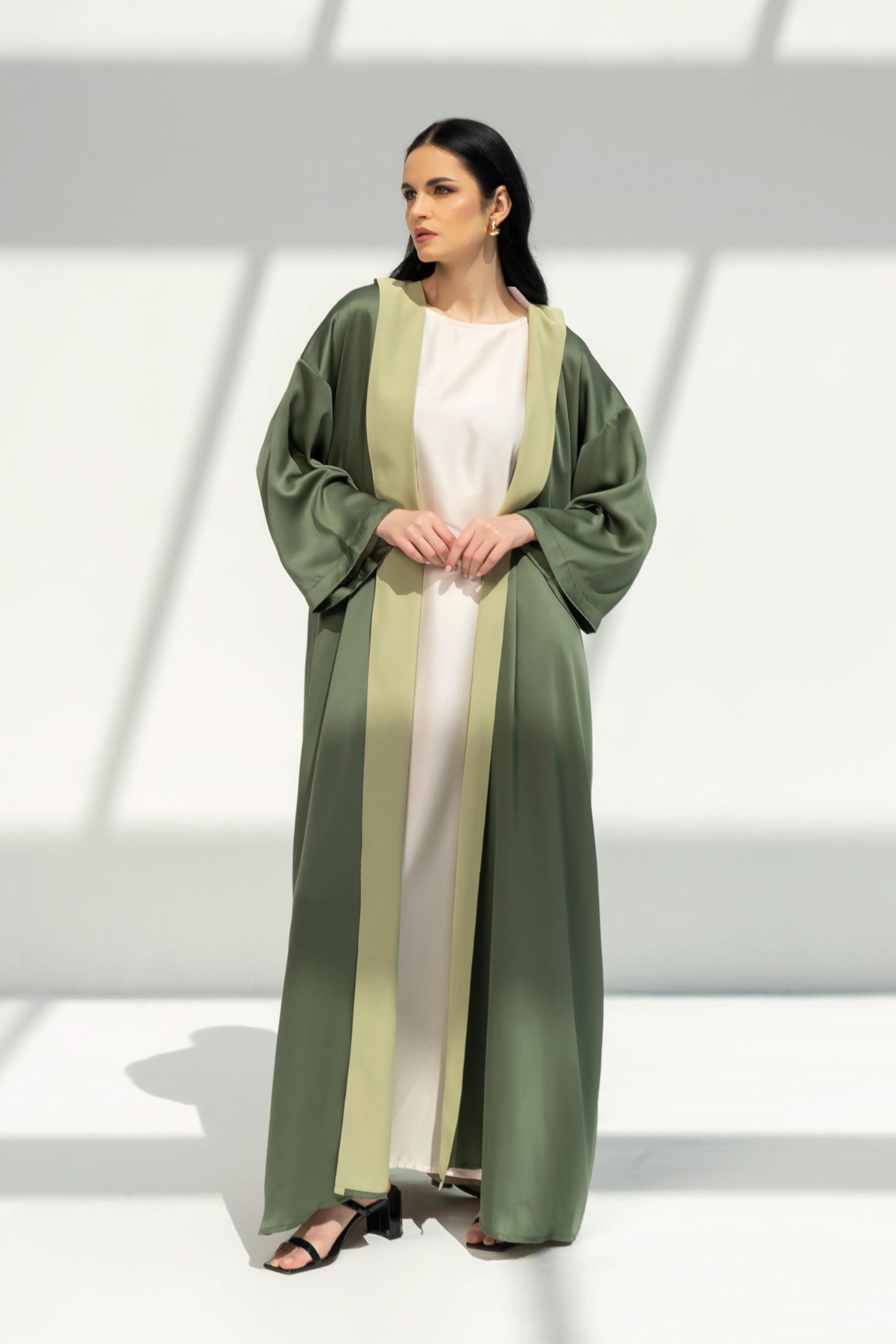 Green Amaranth Abaya by Meelah