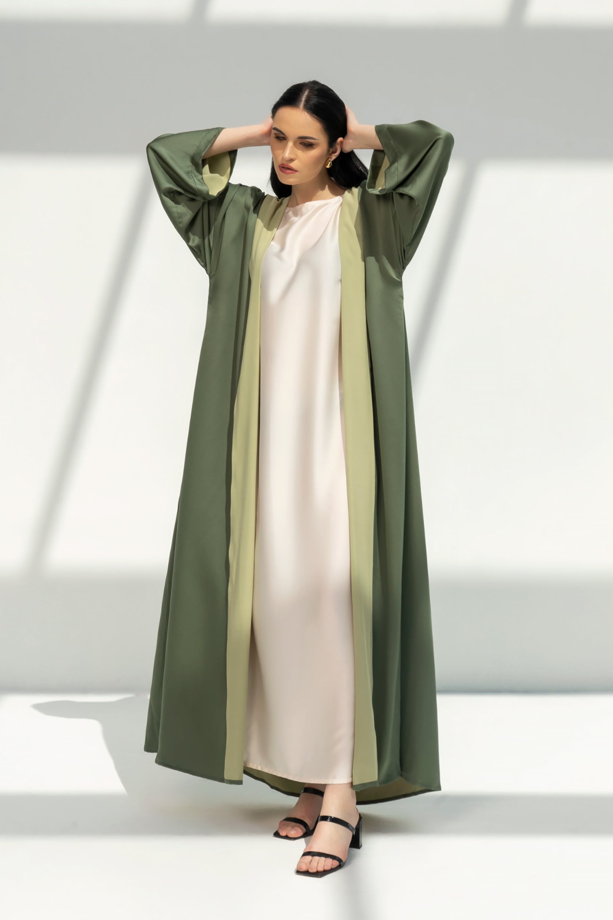 Green Amaranth Abaya by Meelah