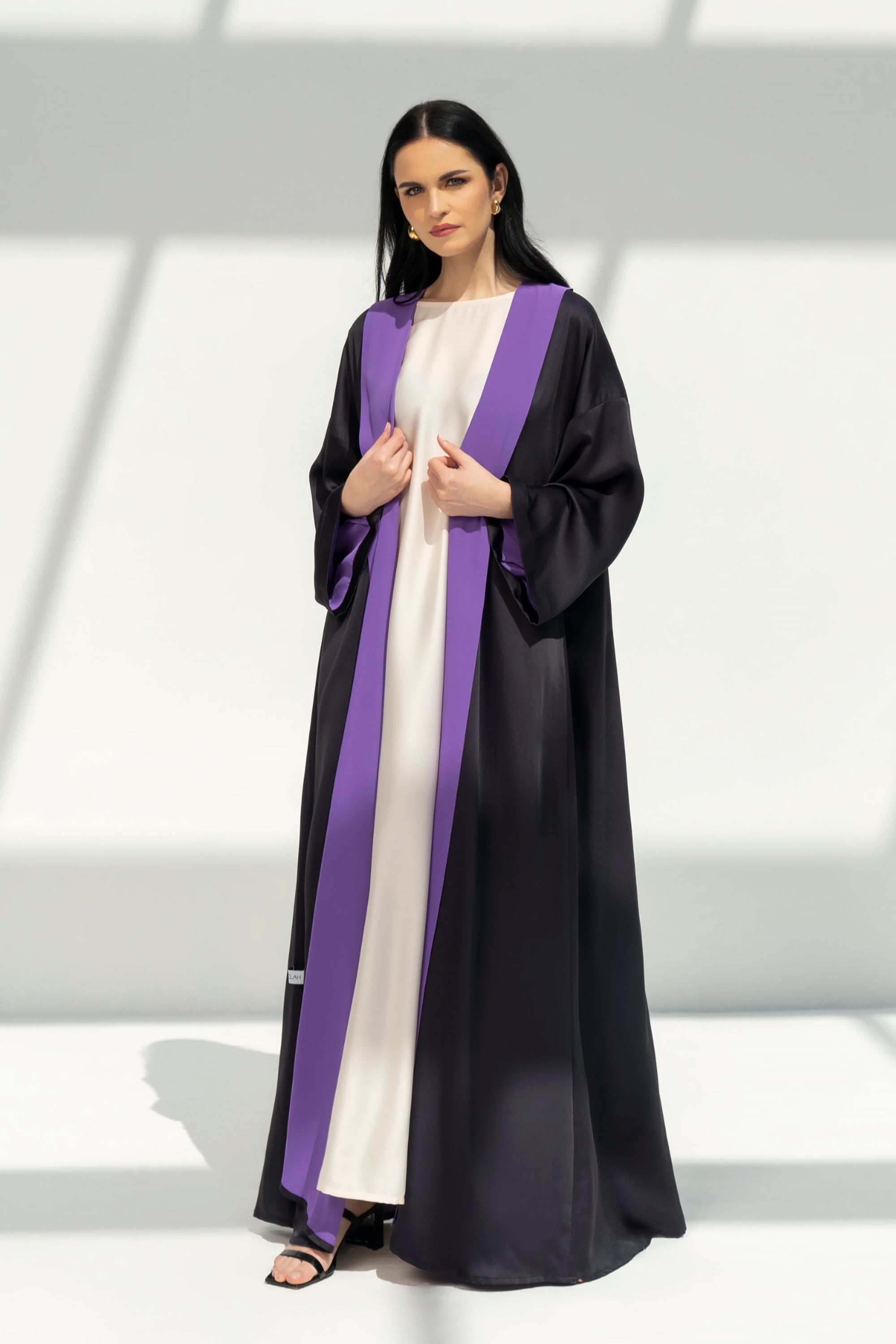Purple Amaranth Abaya by Meelah