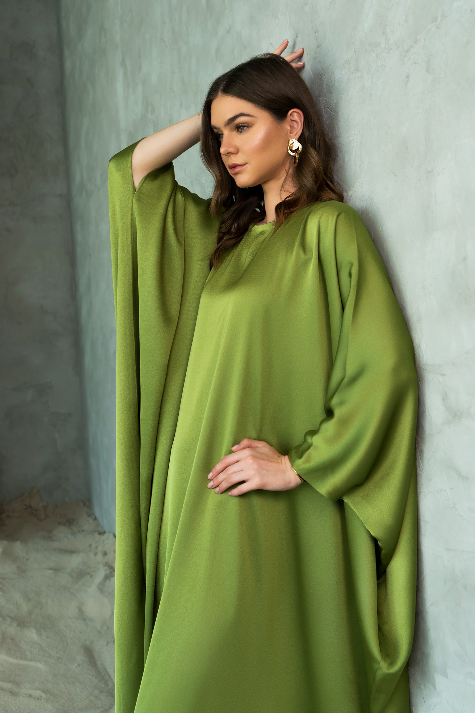 Green Amaranth Kaftan by Meelah