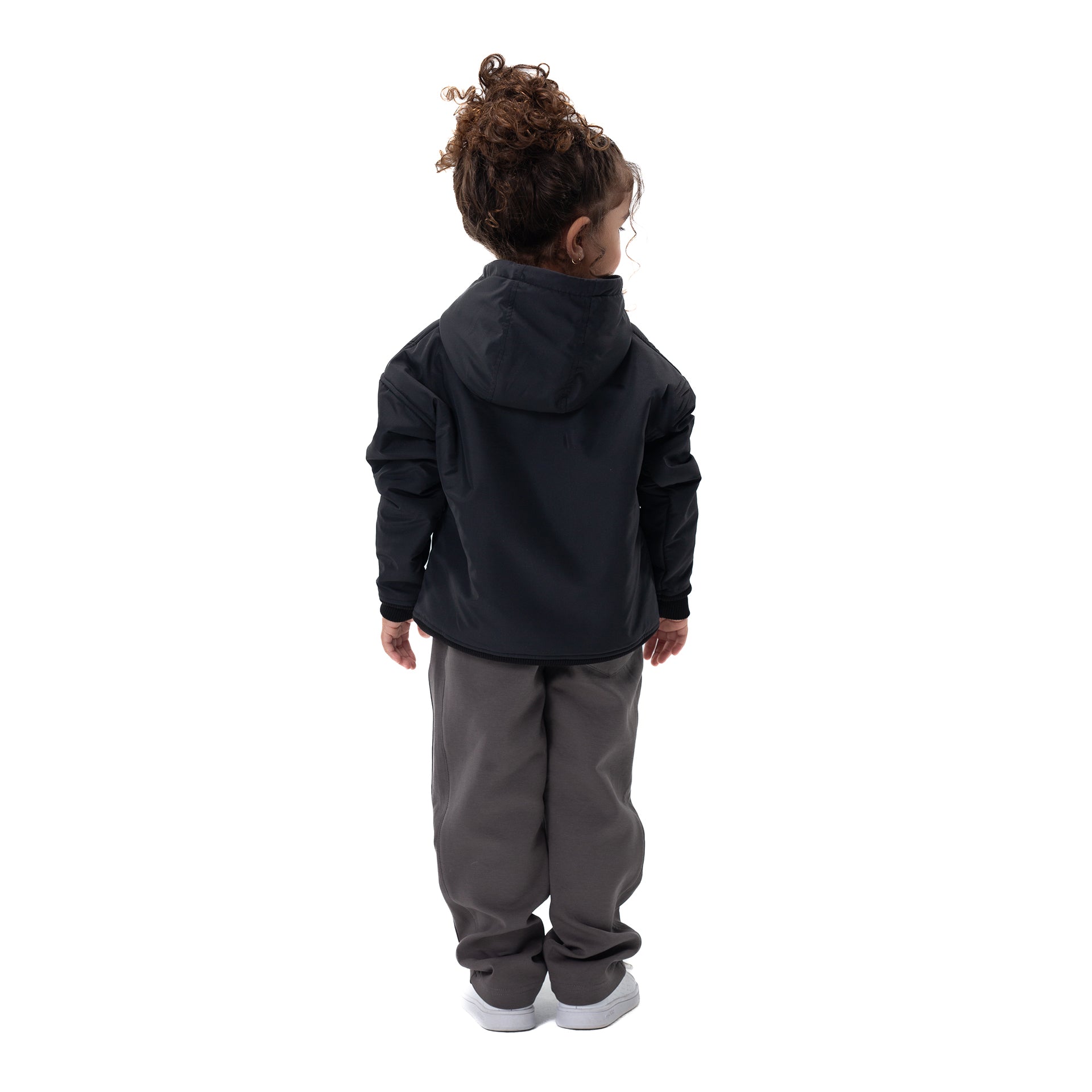 Kids' Black Snowy Hoodie By Weaver Design