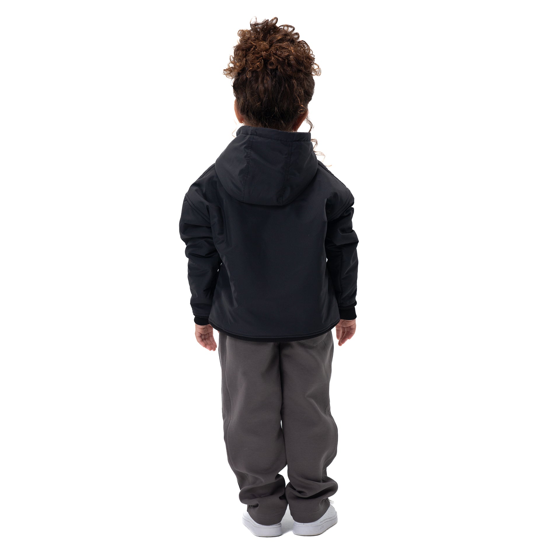 Kids' Black Snowy Hoodie By Weaver Design