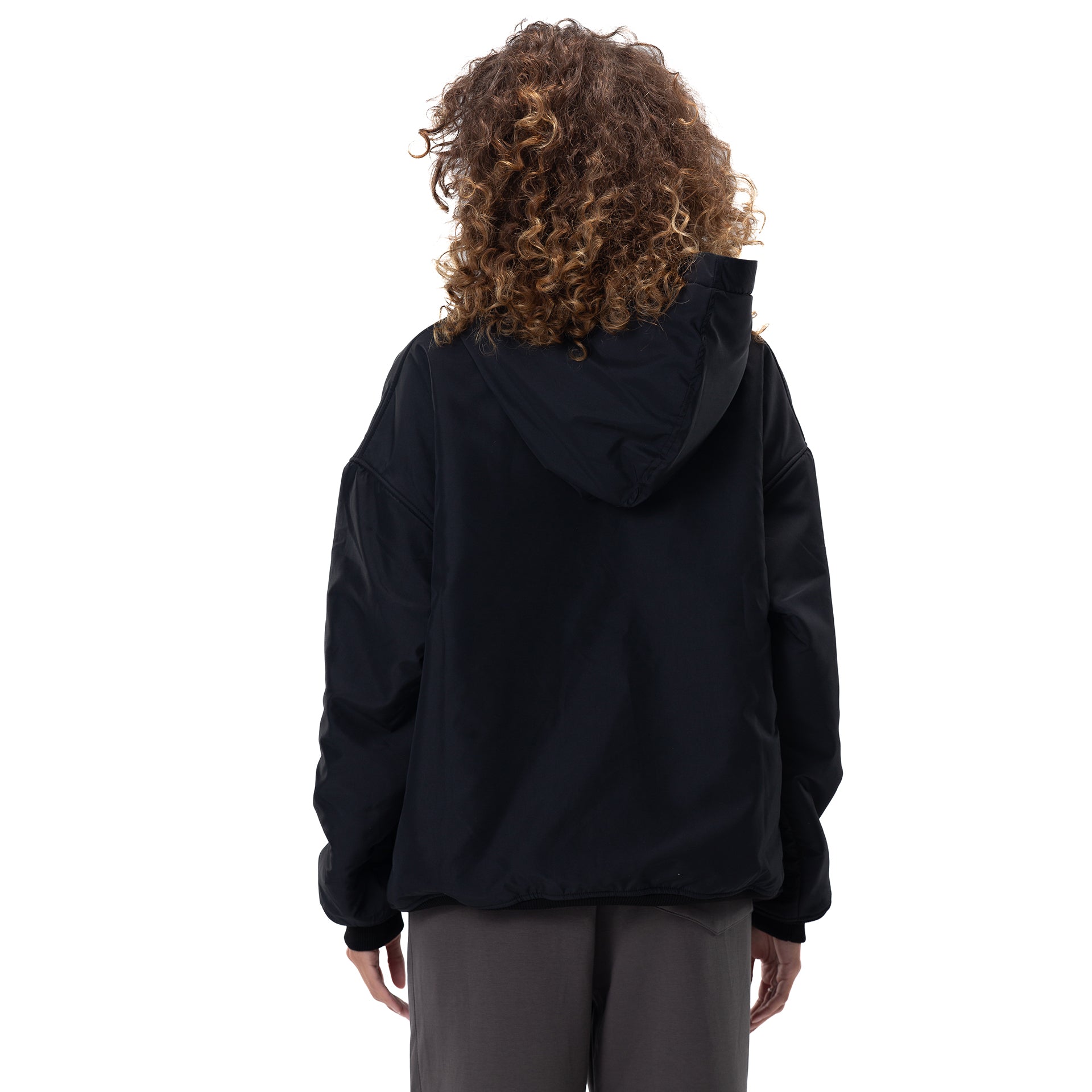 Unisex Black Snowy Hoodie By Weaver Design