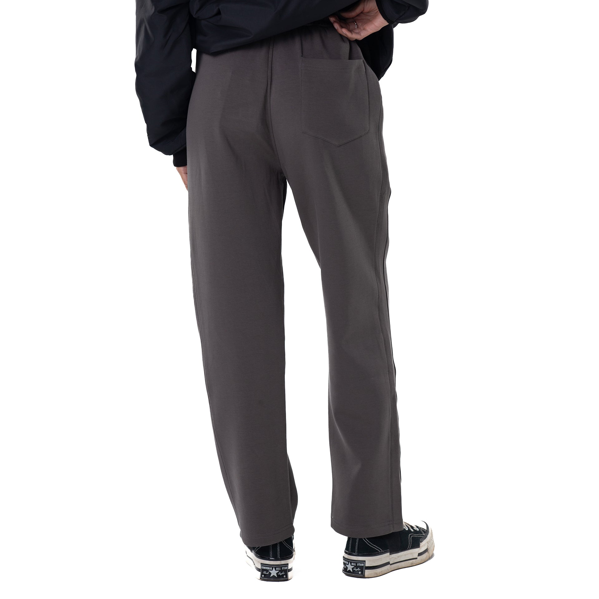 Unisex Gray Cotton Trousers By Weaver Design