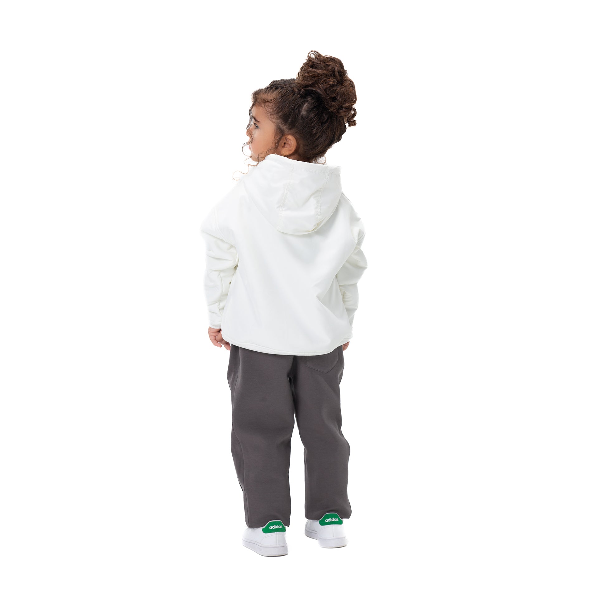 Kids' Off-white Snowy Hoodie By Weaver Design