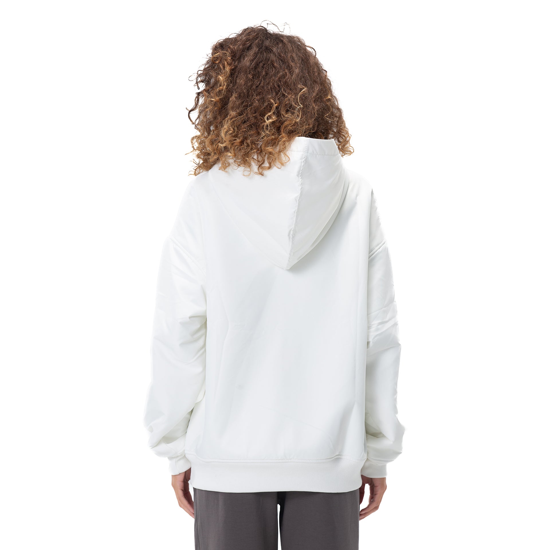 Unisex Offwhite Snowy Hoodie By Weaver Design