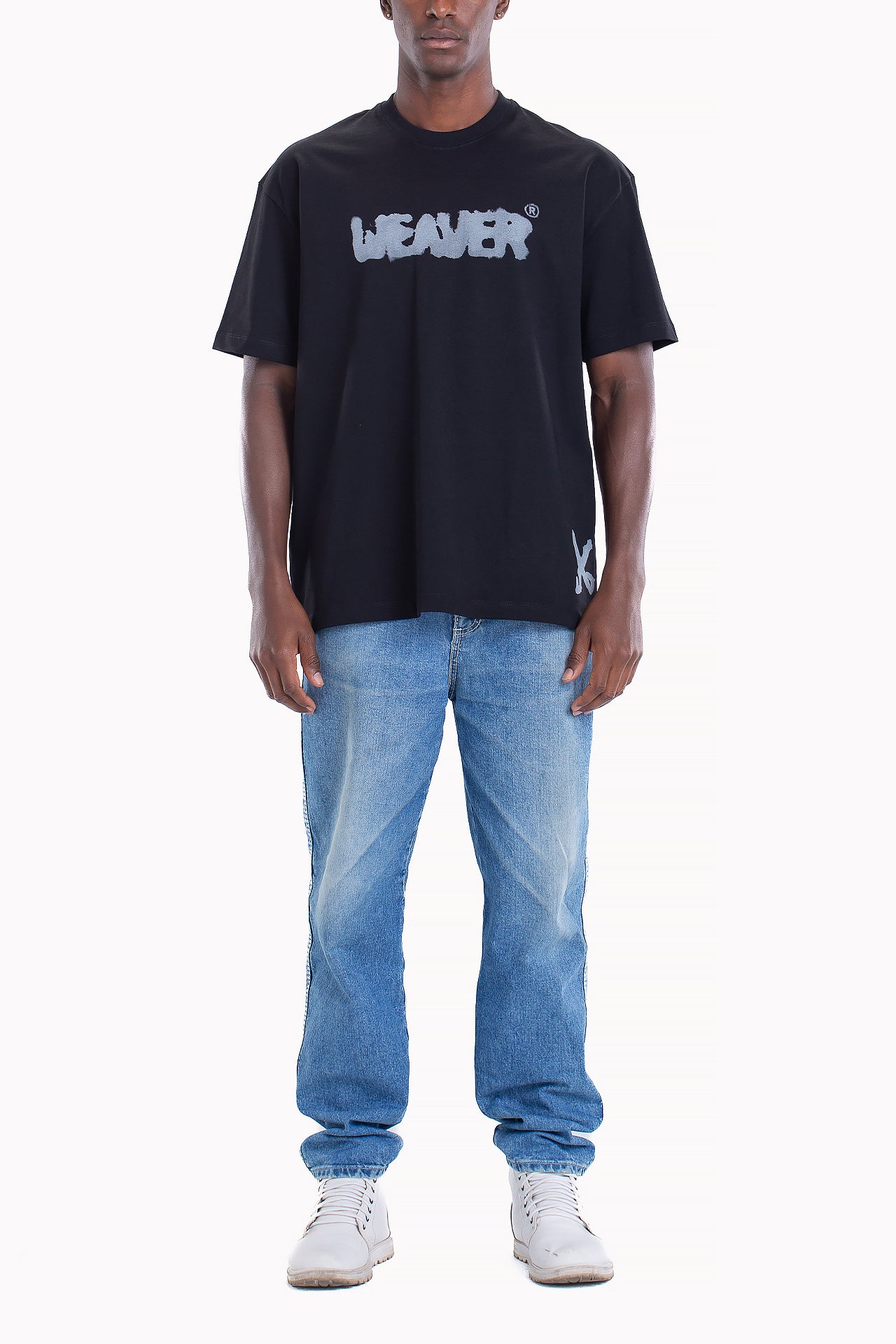Black Cotton Ink T-shirt by Weaver Design