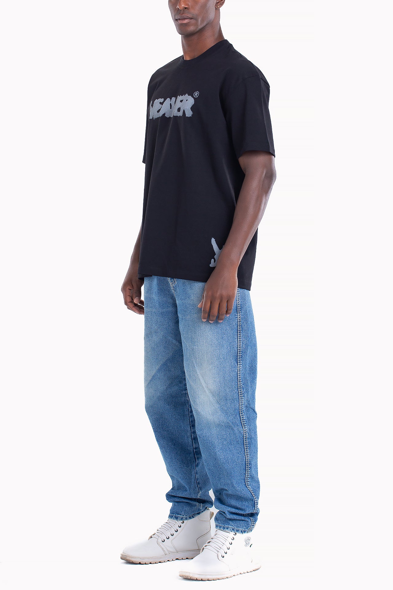 Black Cotton Ink T-shirt by Weaver Design