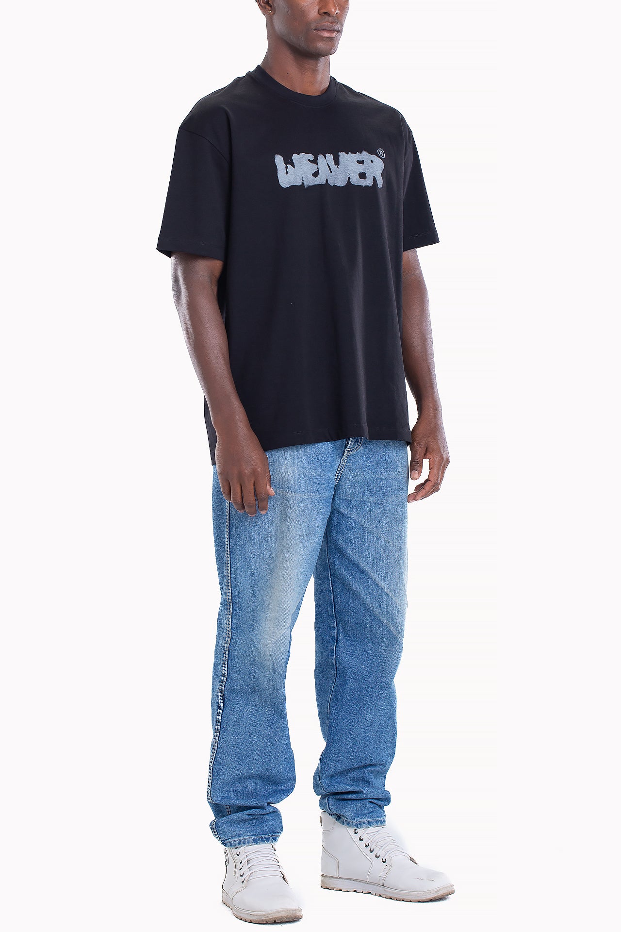 Black Cotton Ink T-shirt by Weaver Design