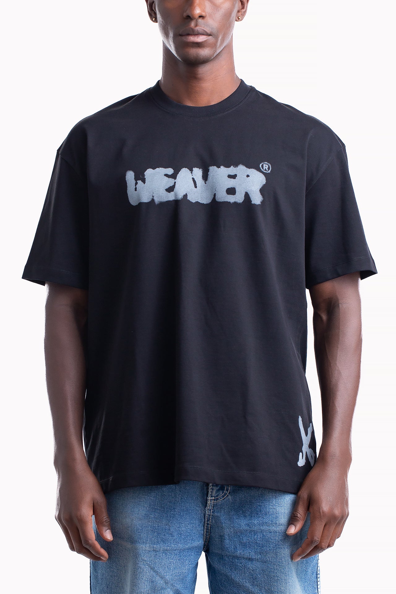 Black Cotton Ink T-shirt by Weaver Design