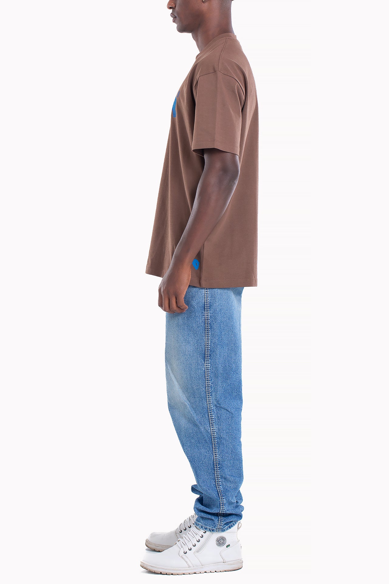 Brown Cotton Ink T-shirt by Weaver Design