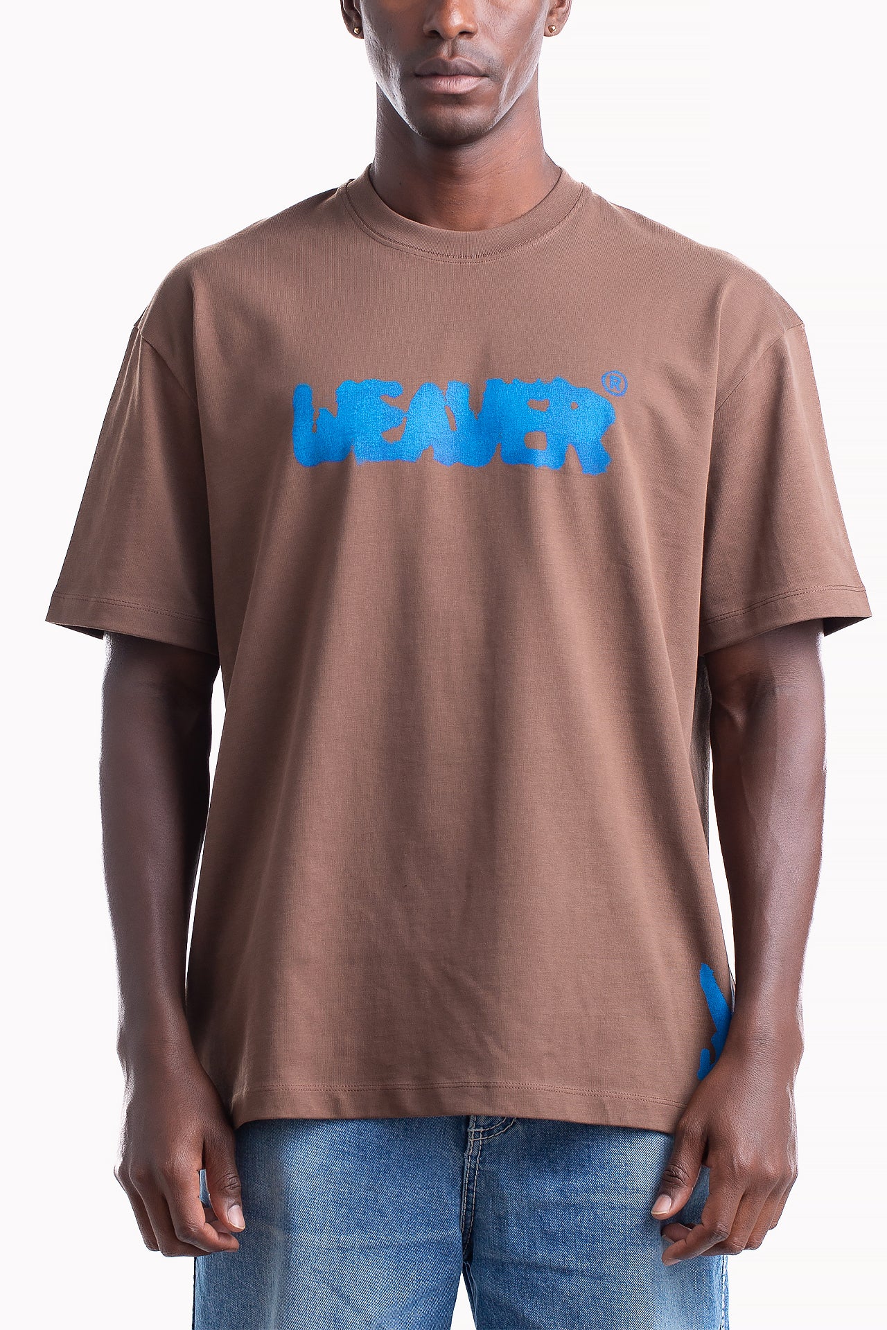 Brown Cotton Ink T-shirt by Weaver Design