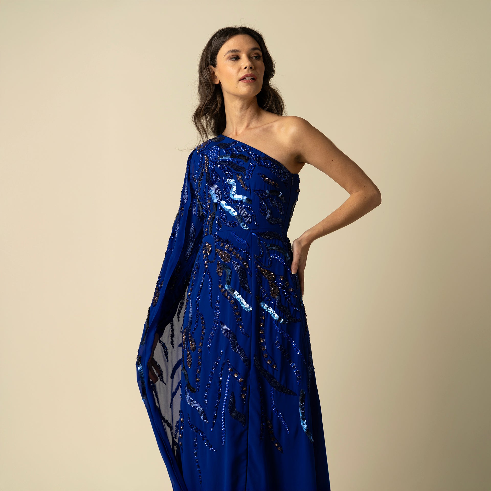 Blue Astrid Gown by Raishma