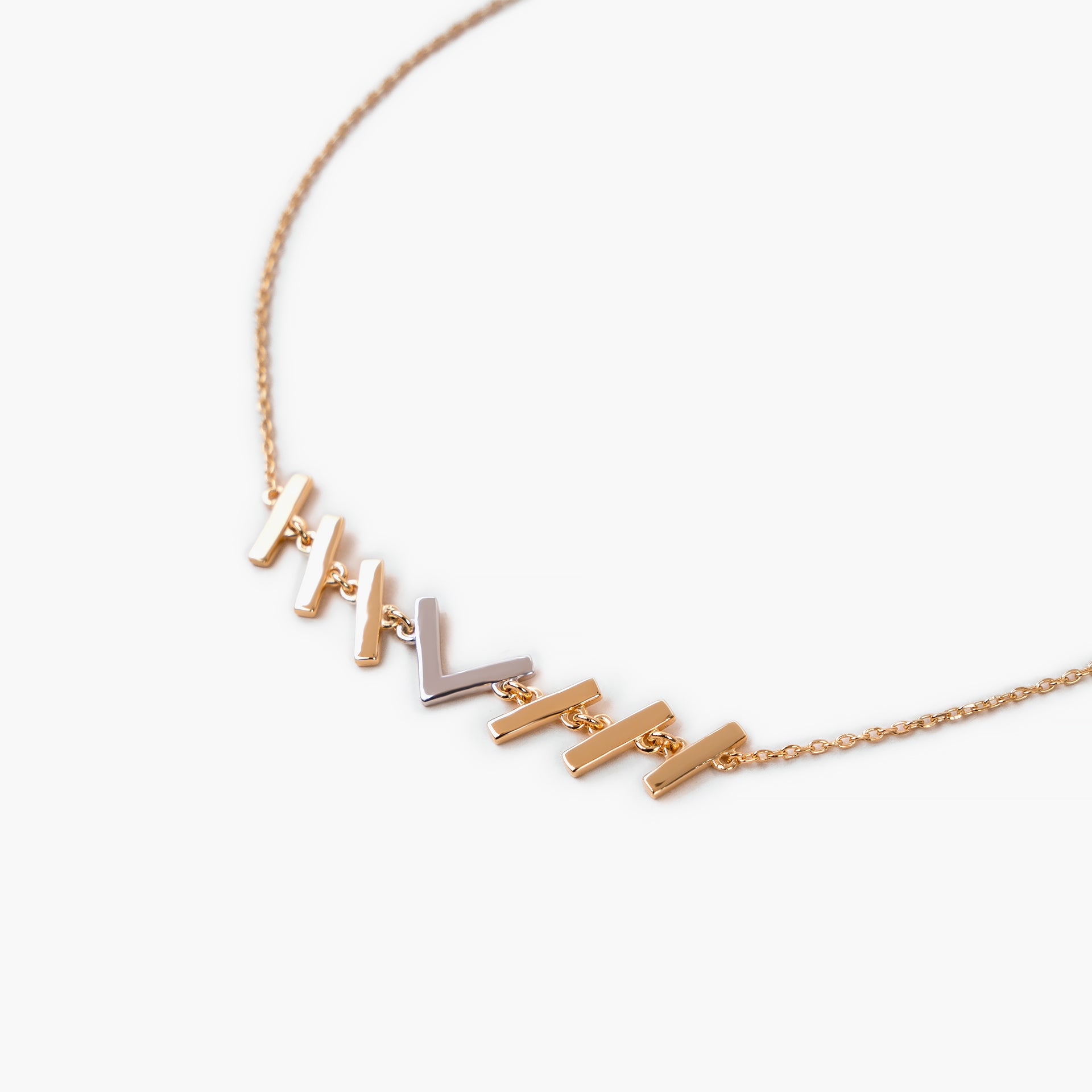 Gold Plated Sara Necklace By L'rosha