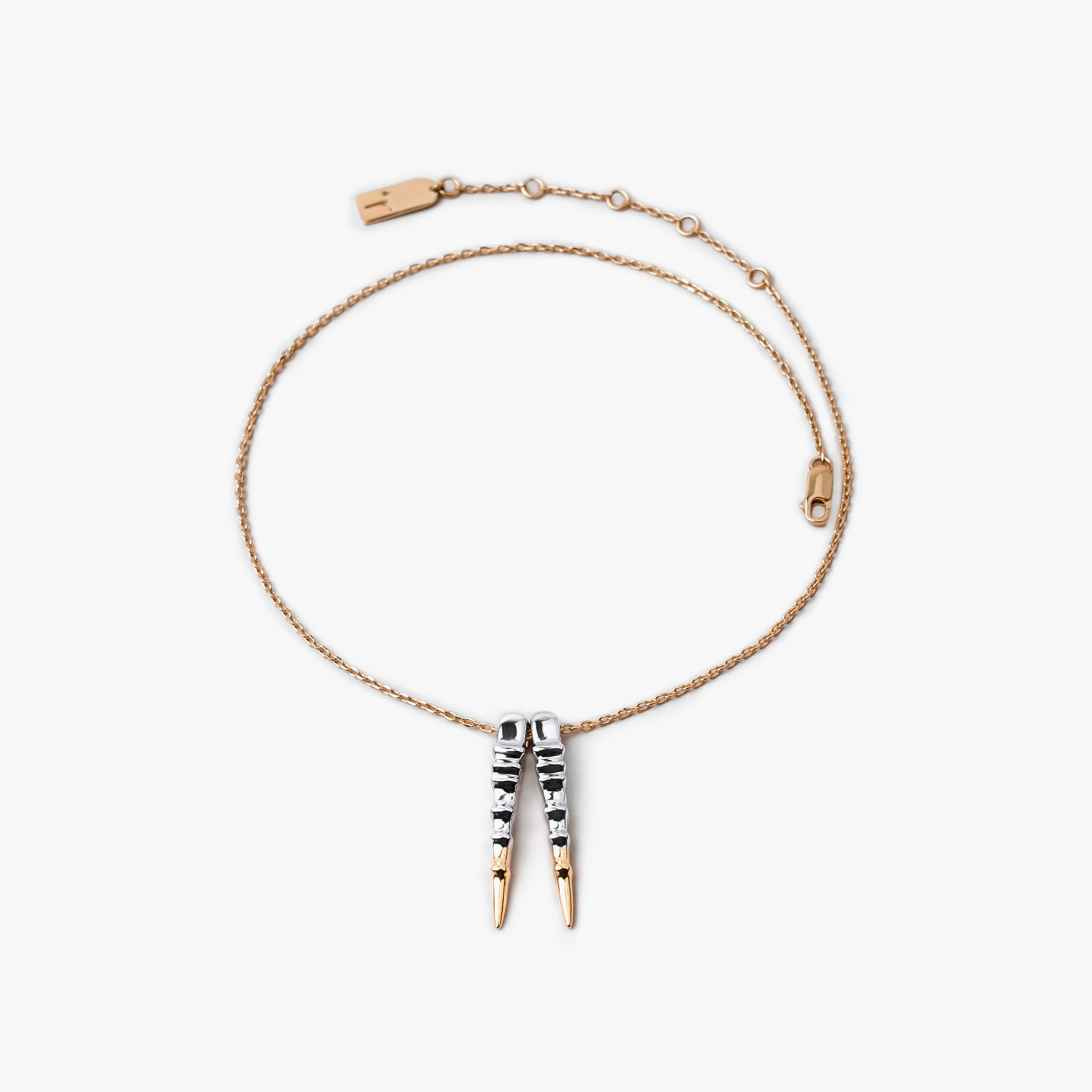 Gold Plated Ibex Necklace By L'rosha