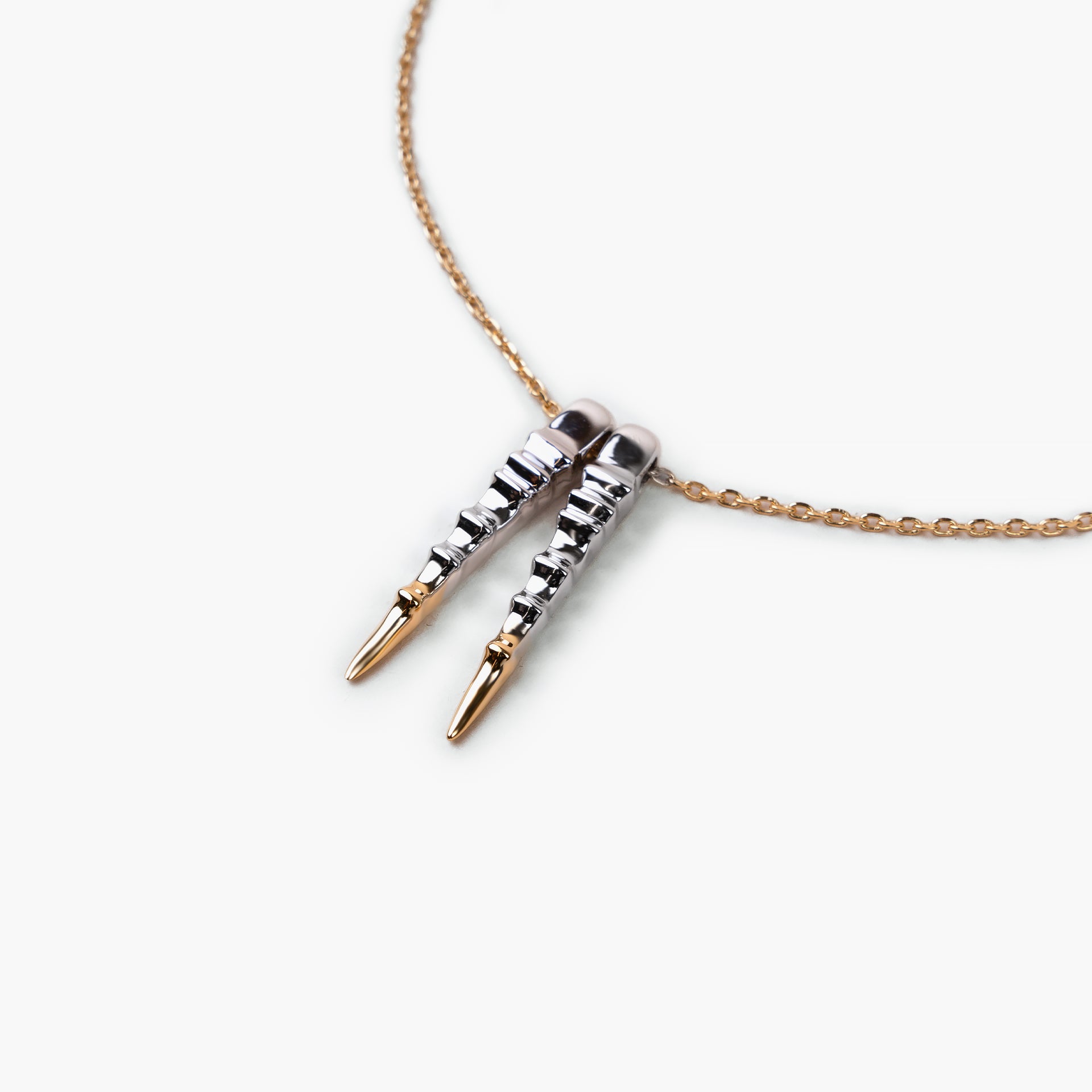 Gold Plated Ibex Necklace By L'rosha