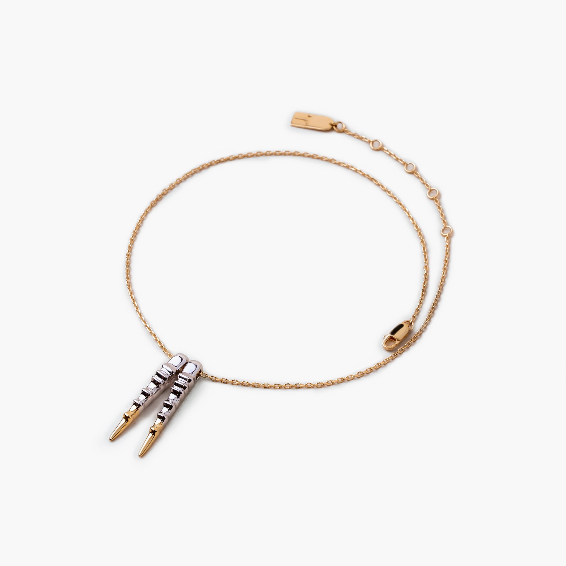 Gold Plated Ibex Necklace By L'rosha