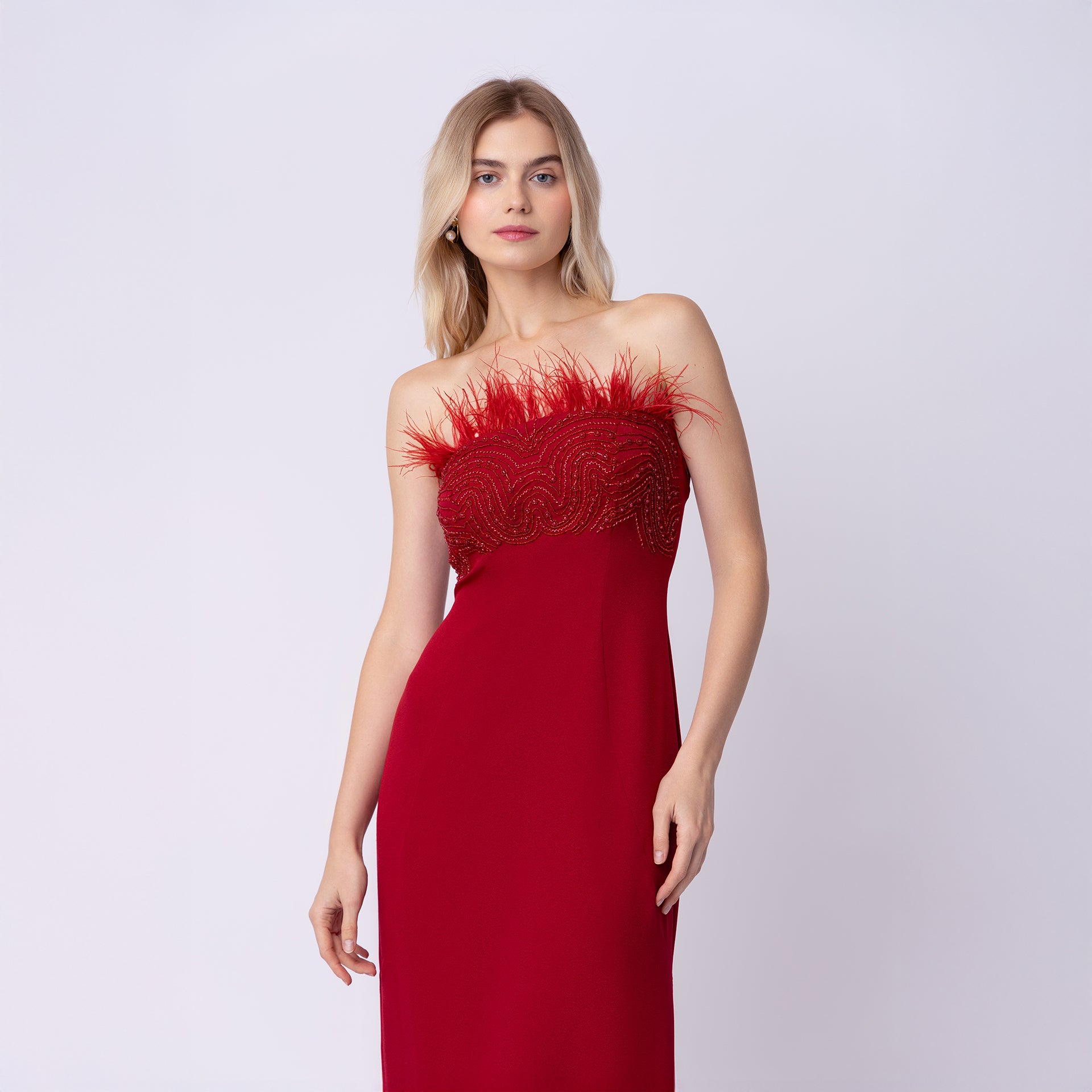 Red Rosa Gown by Raishma