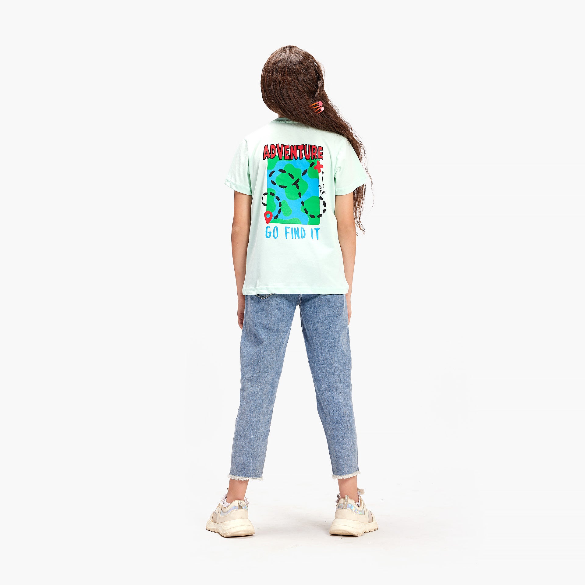 Kids Mint Green Adventure T-shirt By In Your Shoe